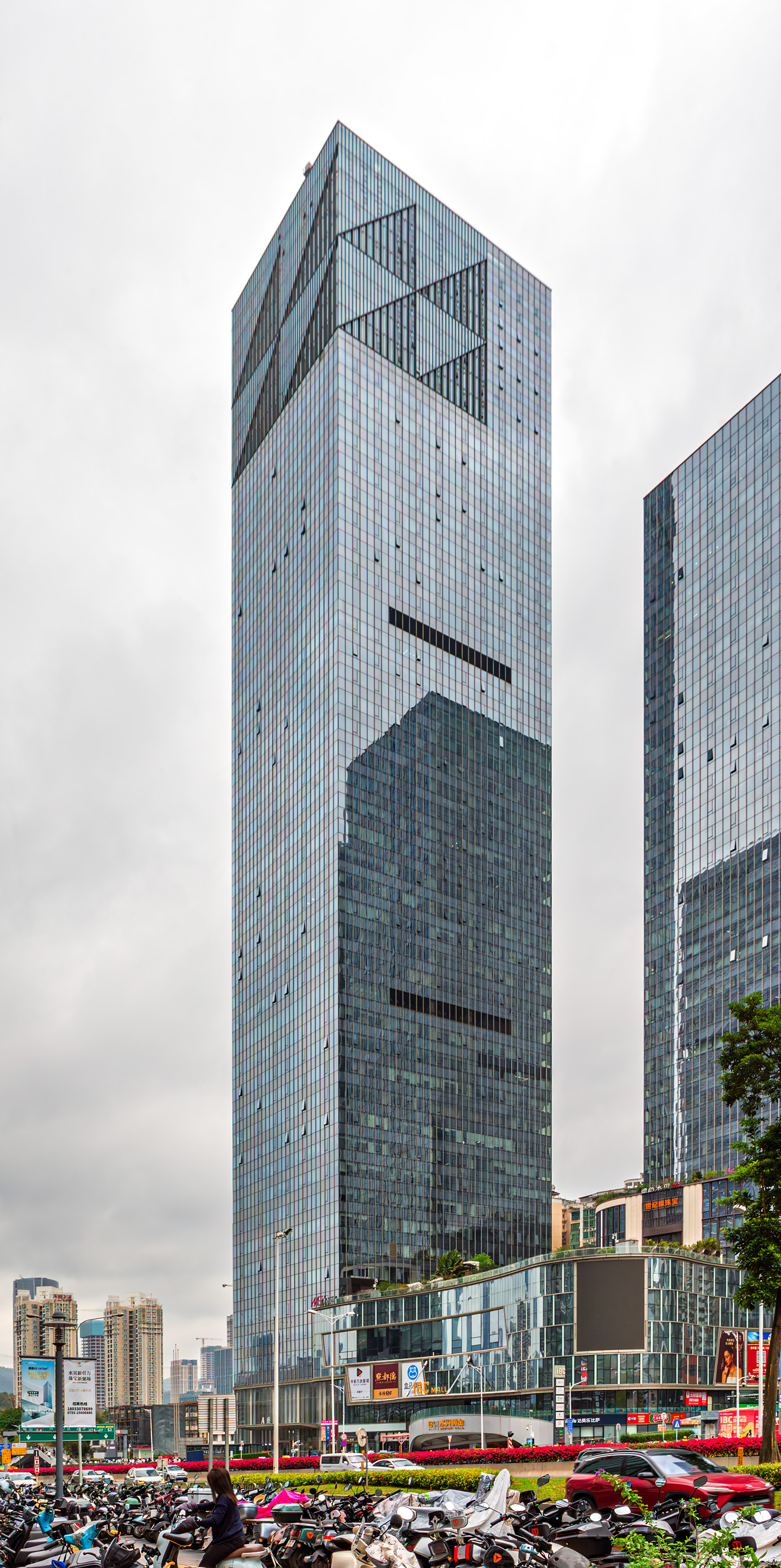Shuibei Jewelry Headquarters Tower A - View from the southwest