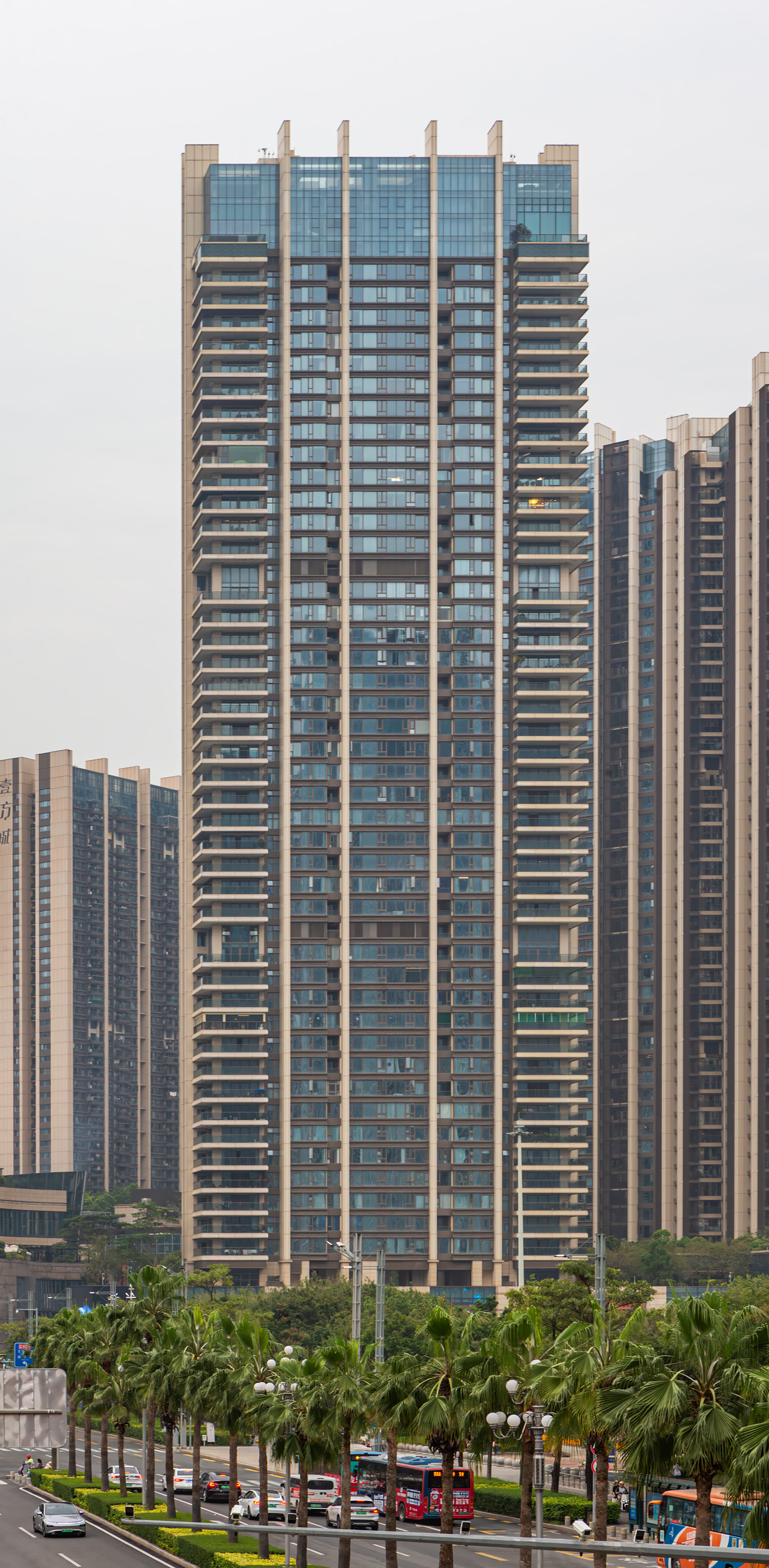 UNI-Center Tower 1 - View from the west