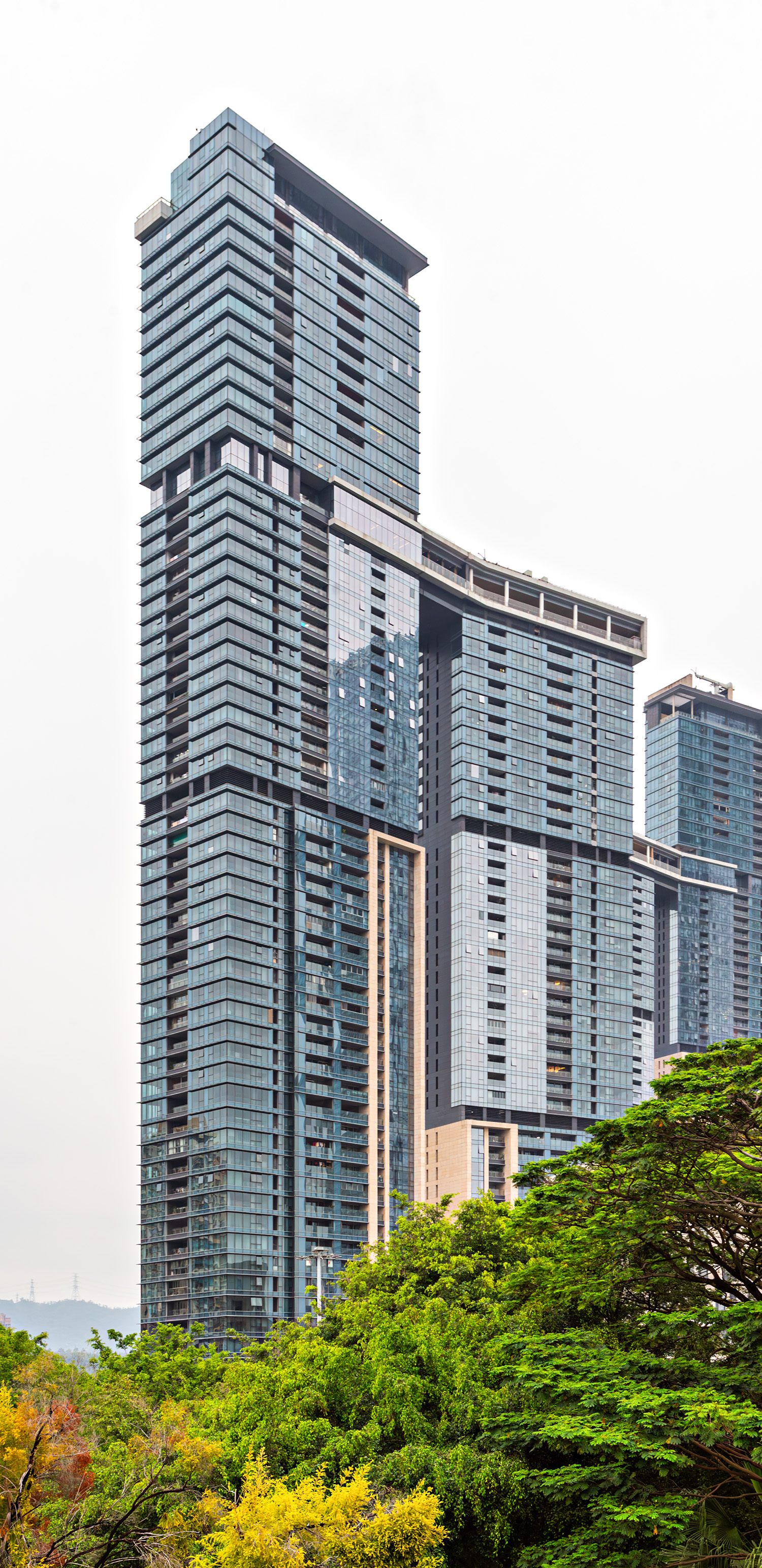 UpperHills North Tower 1, Shenzhen - View from the southwest. © Mathias Beinling