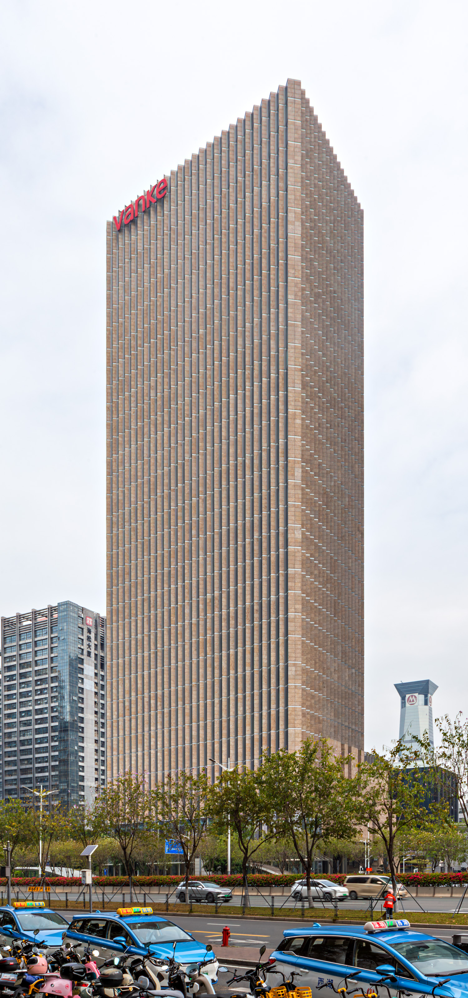 Vanke Jierong Tower - View from the southeast