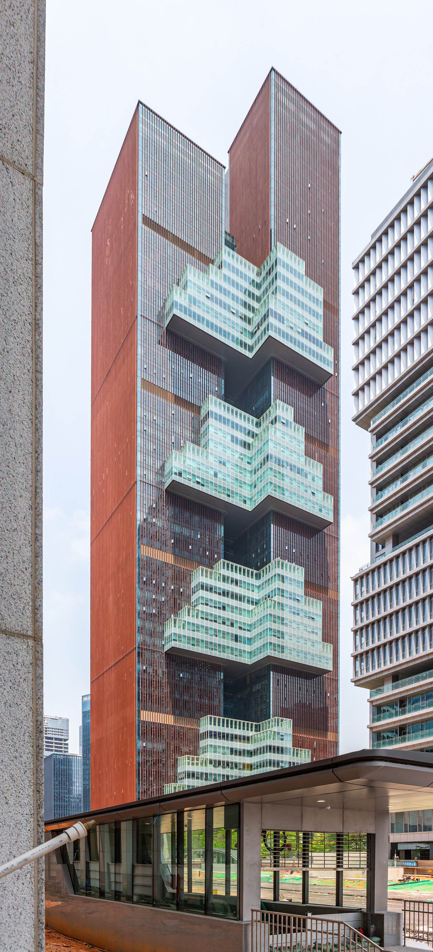 Vanke Yun City, Shenzhen - View from the southwest. © Mathias Beinling