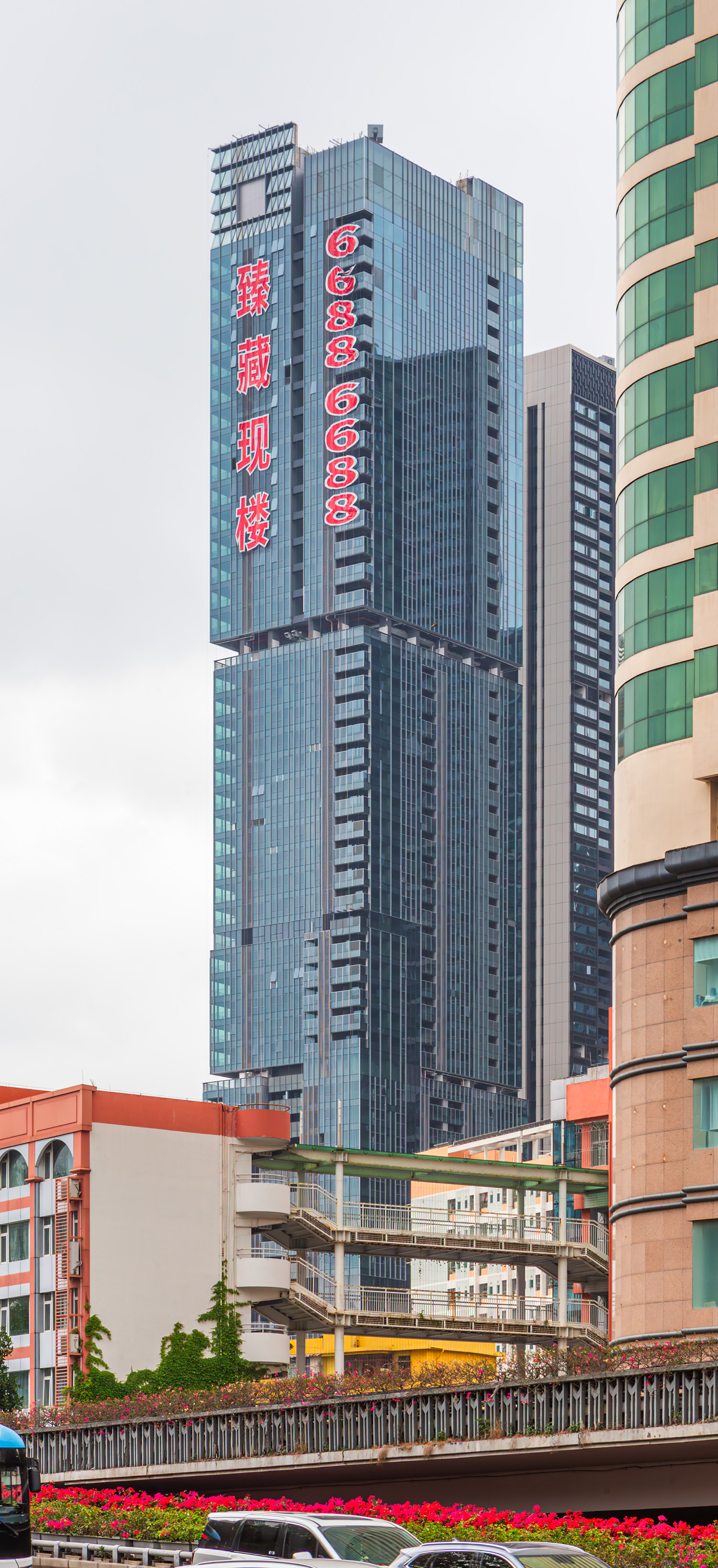 Yitian Rising World Phase I Tower 1A - View from the west