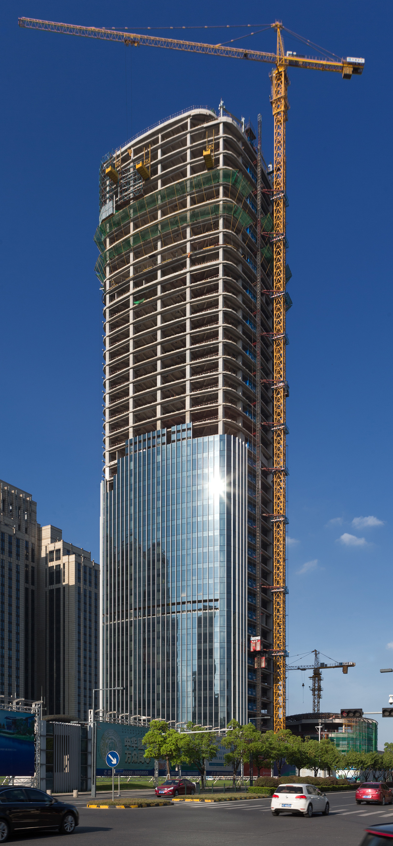 Taiping Financial Building, Suzhou - Under construction. © Mathias Beinling