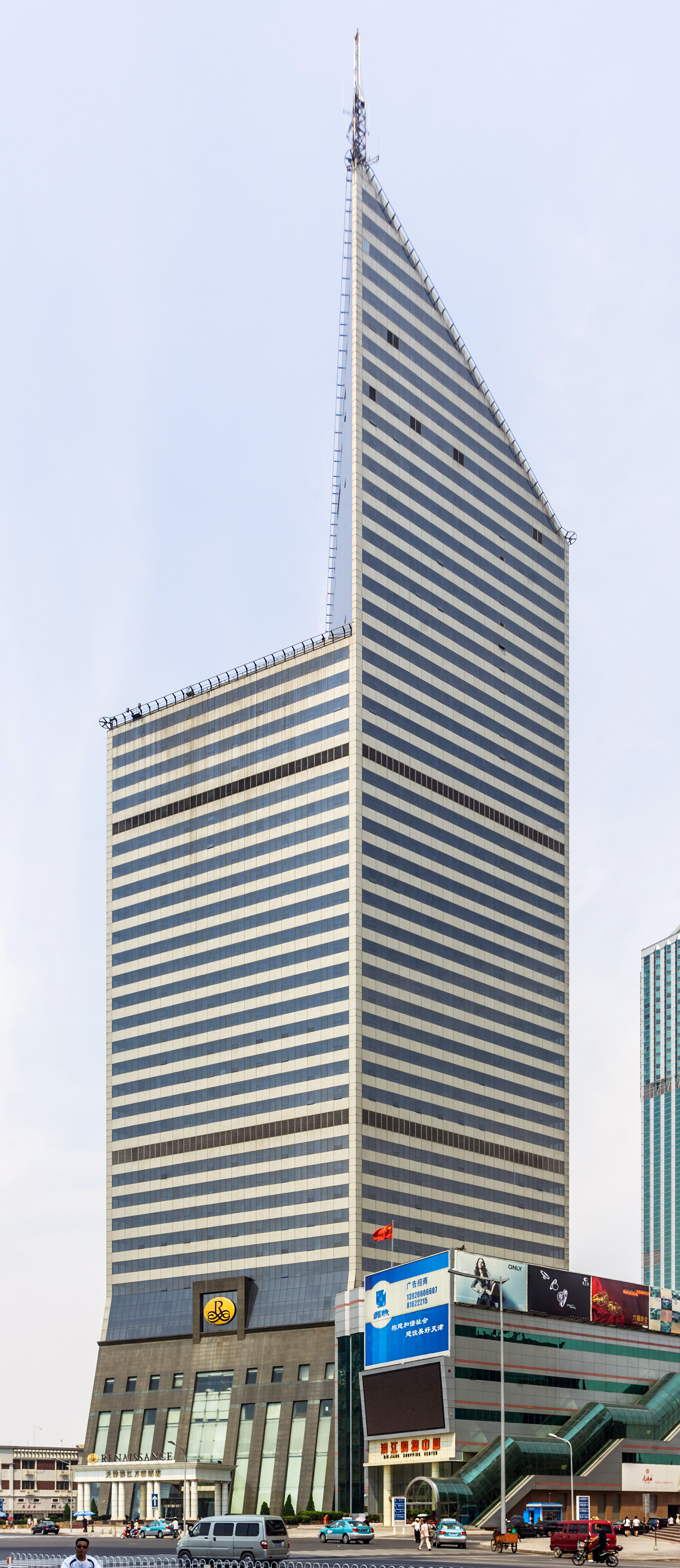 Clarion Tianjin Hotel, Tianjin - View from the south. © Mathias Beinling