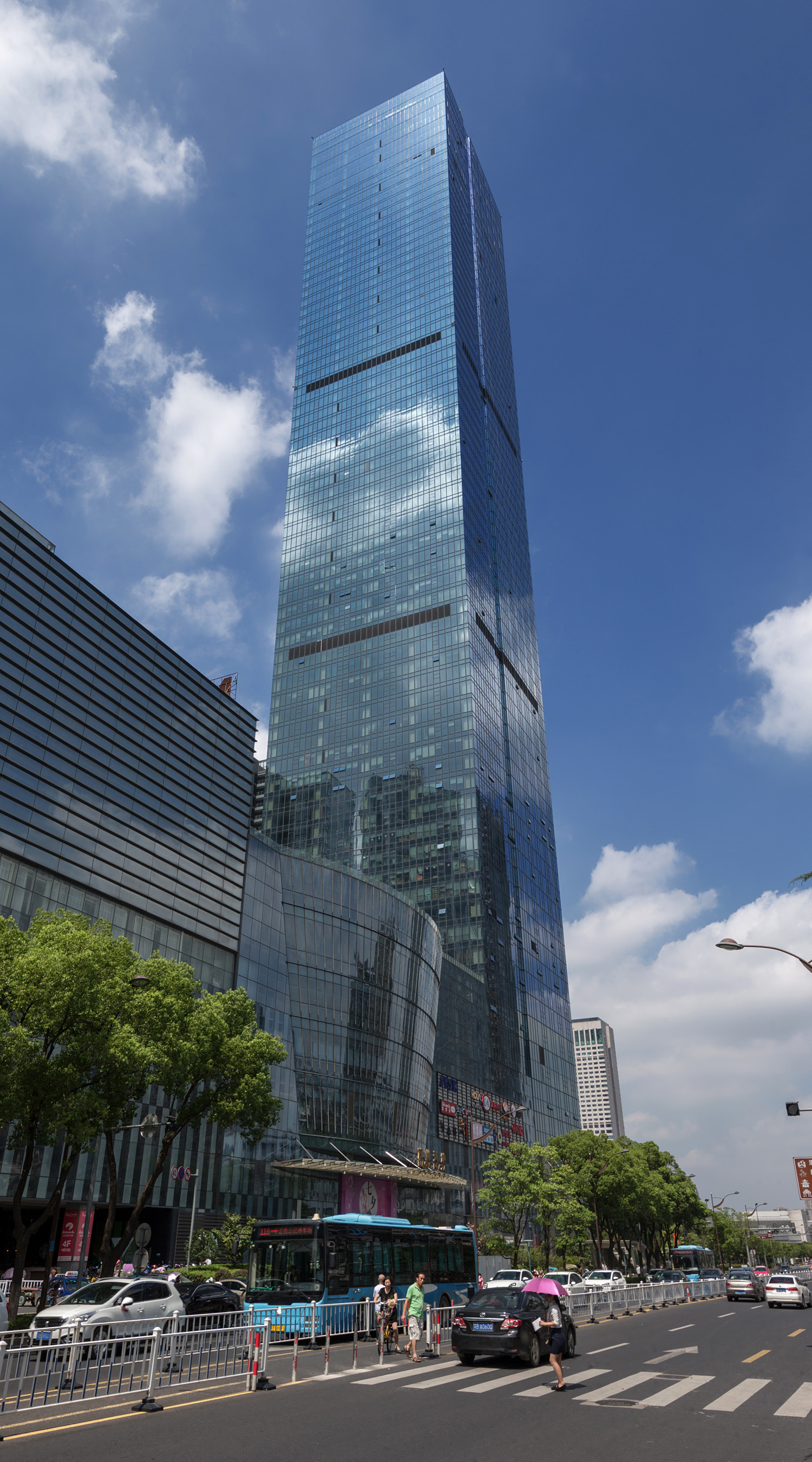 Wuxi Maoye City - Marriott Hotel, Wuxi - View from the east. © Mathias Beinling