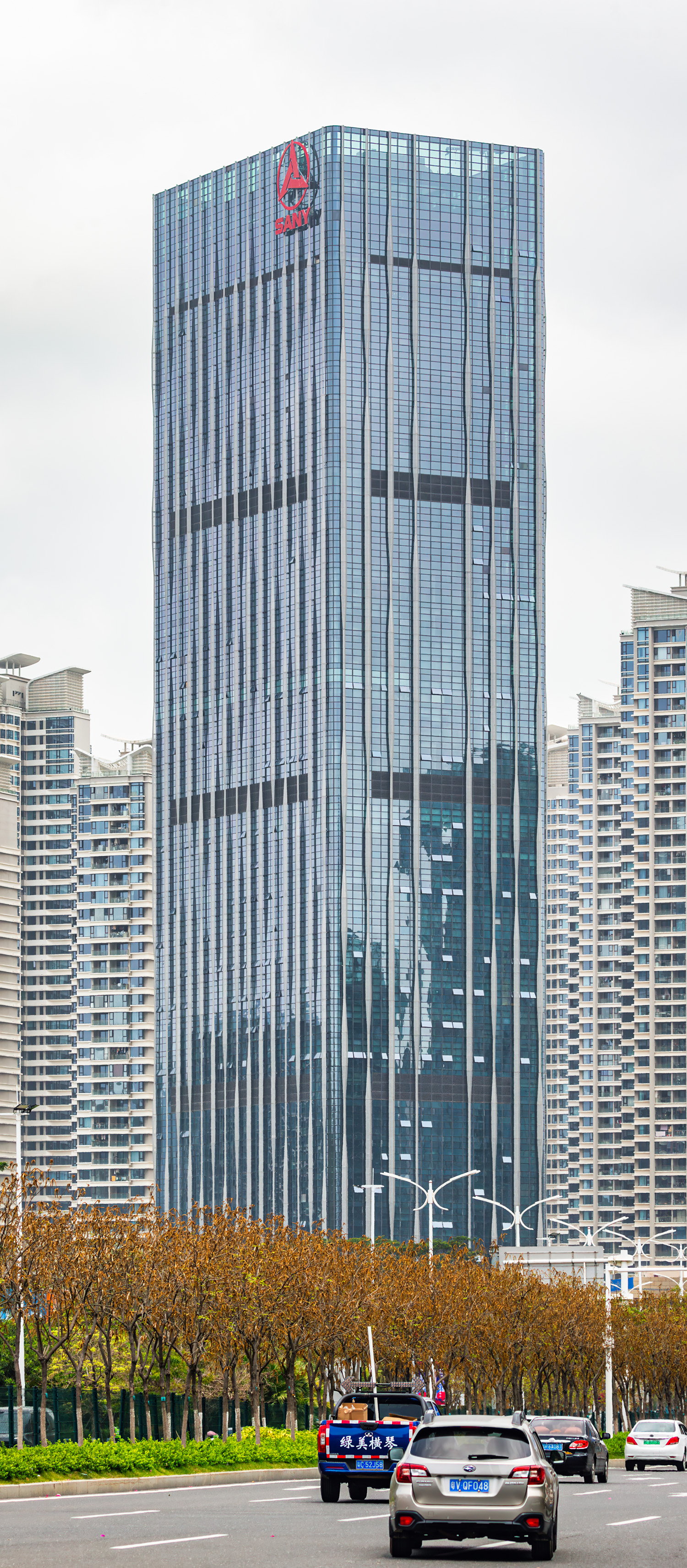 Sany Southern Headquarters (Tower 1), Zhuhai - View from the south. © Mathias Beinling