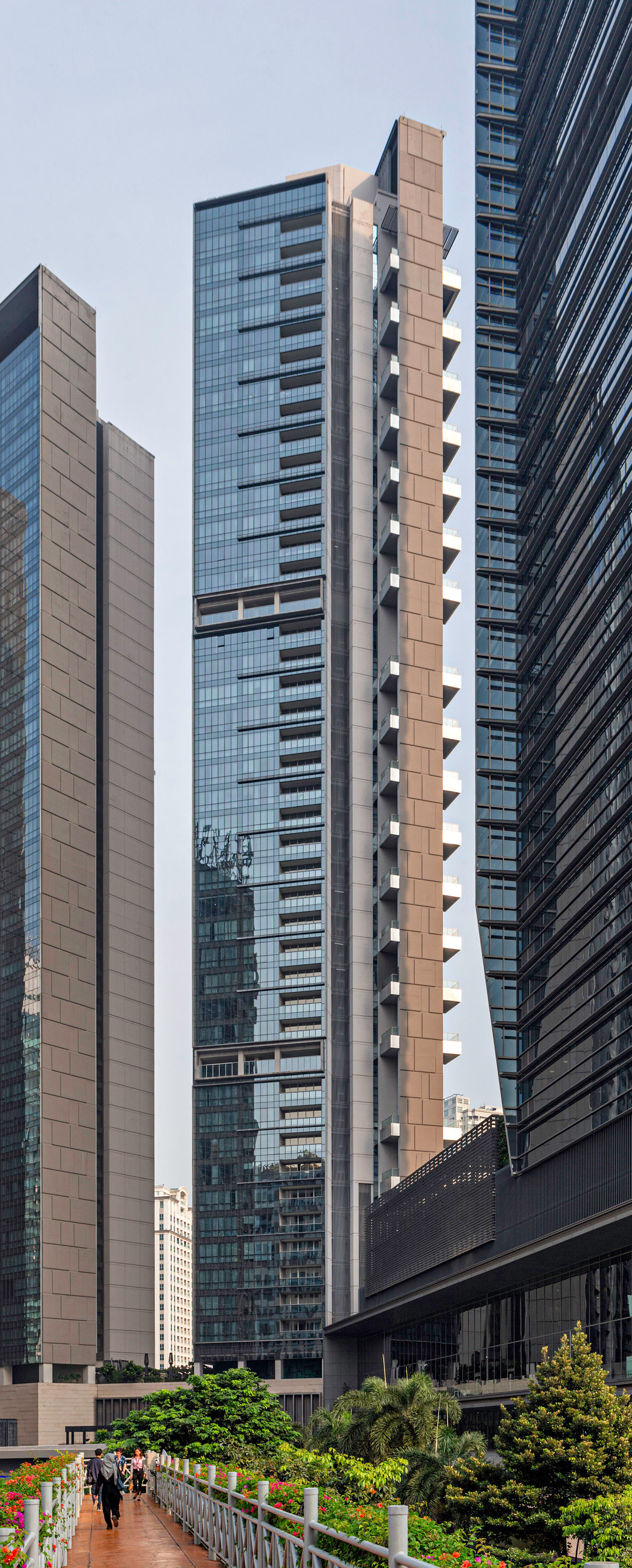 Anandamaya One, Jakarta - View from the east. © Mathias Beinling