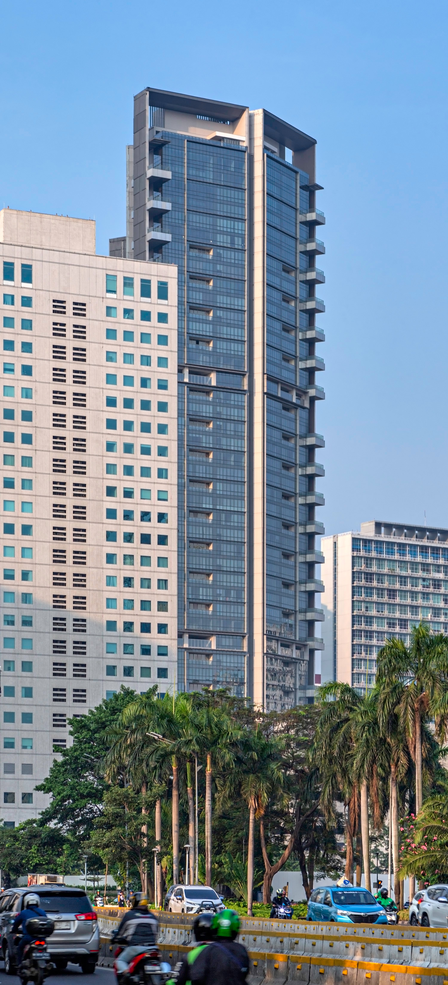 Anandamaya One, Jakarta - View from the north. © Mathias Beinling