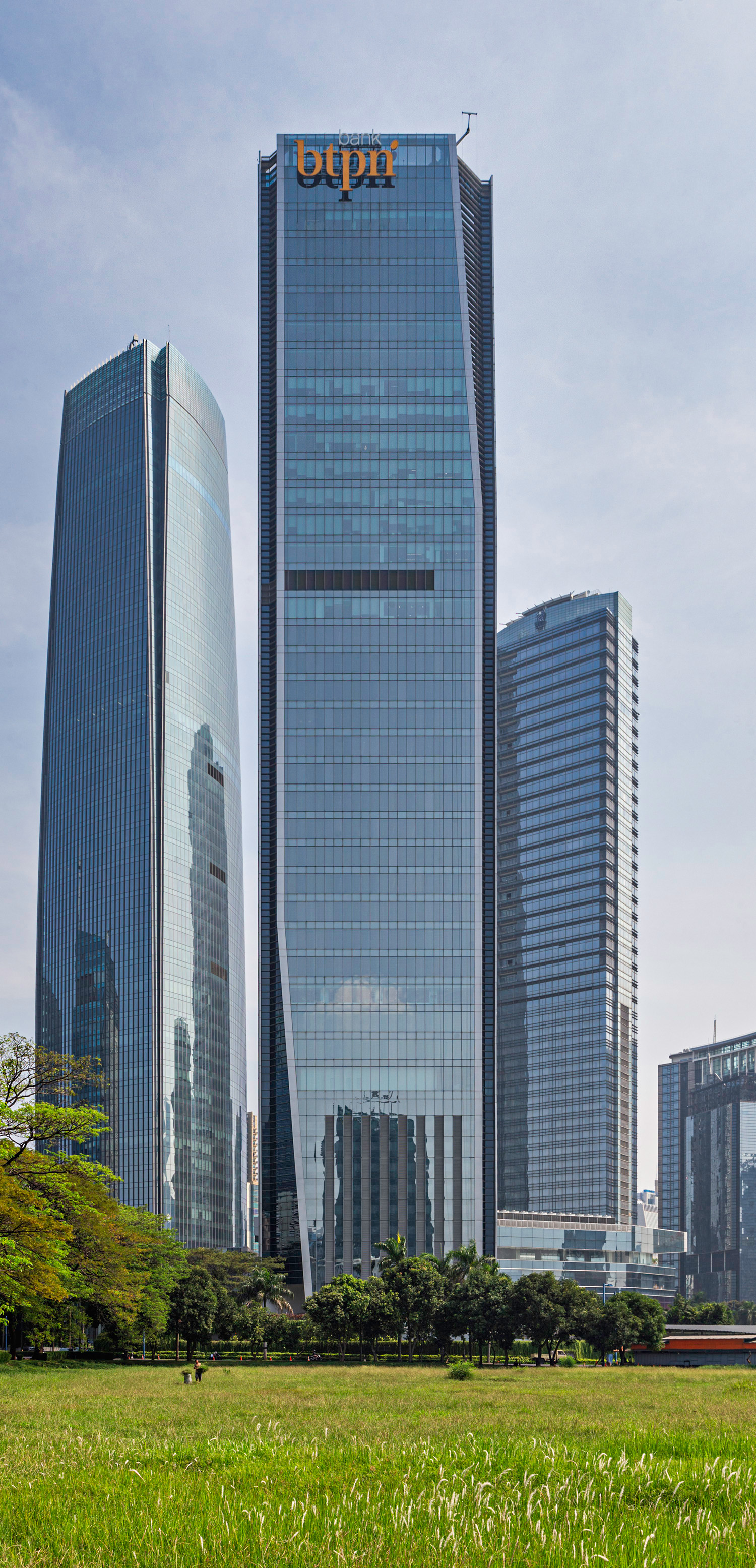 BTPN Office Tower, Jakarta - View from the southeast. © Mathias Beinling