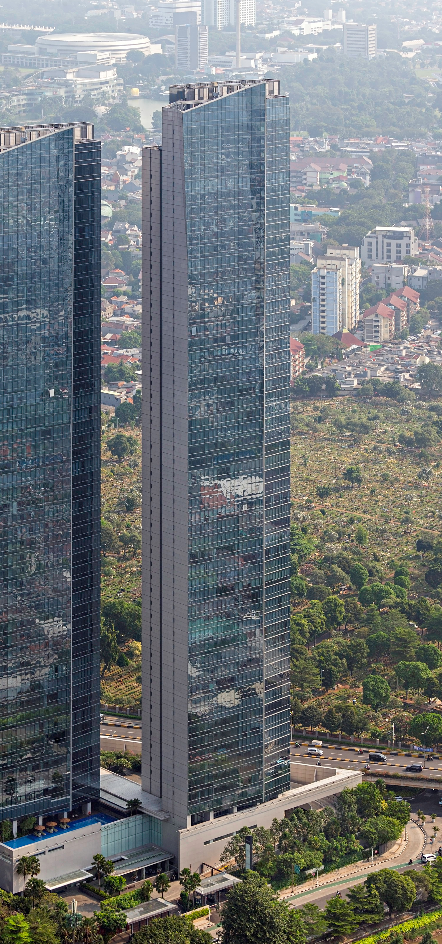 Casa Domaine Tower 1, Jakarta - View from Parkroyal Hotel. © Mathias Beinling