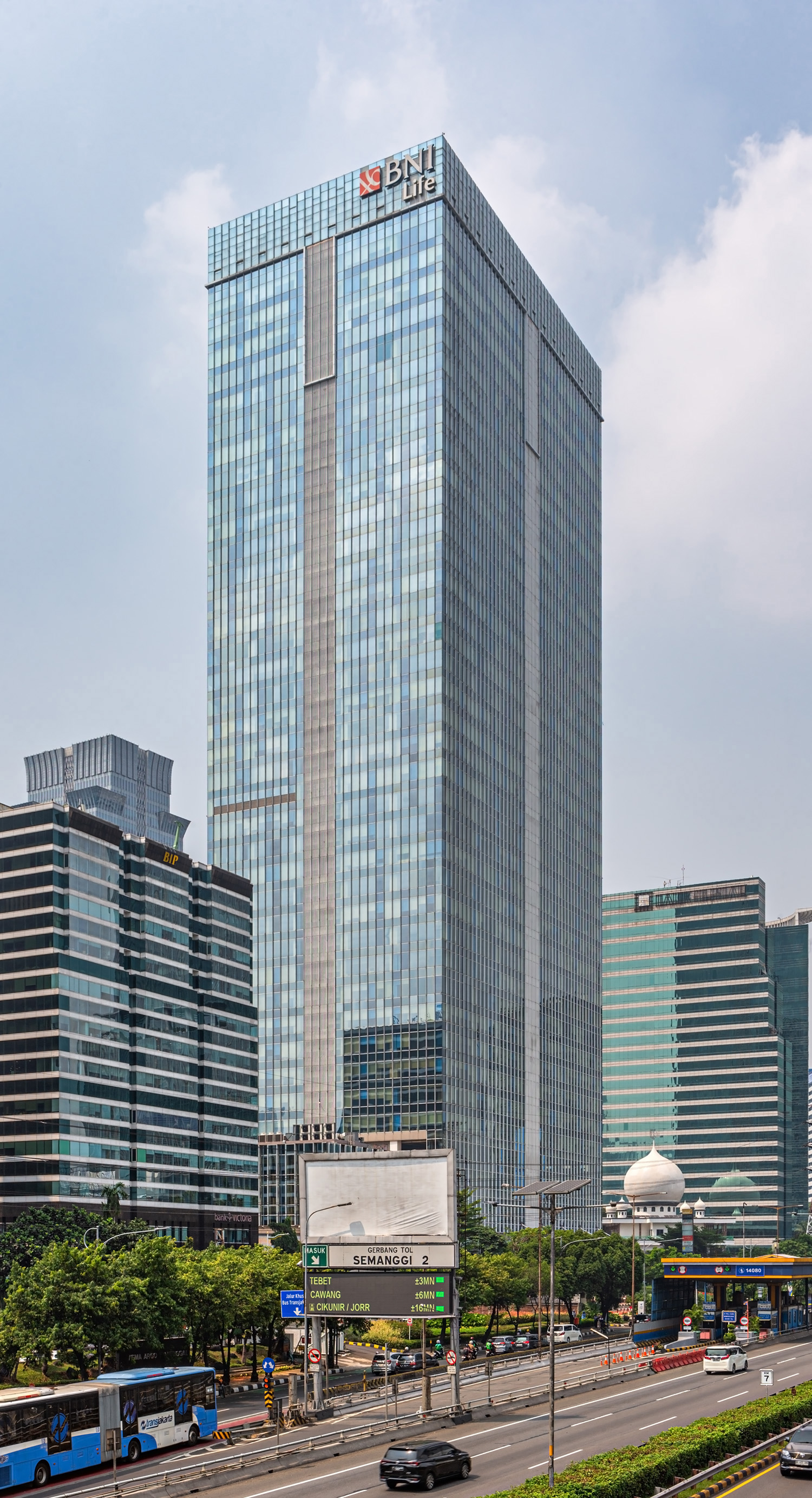 Centennial Office Tower, Jakarta - View from the northeast. © Mathias Beinling