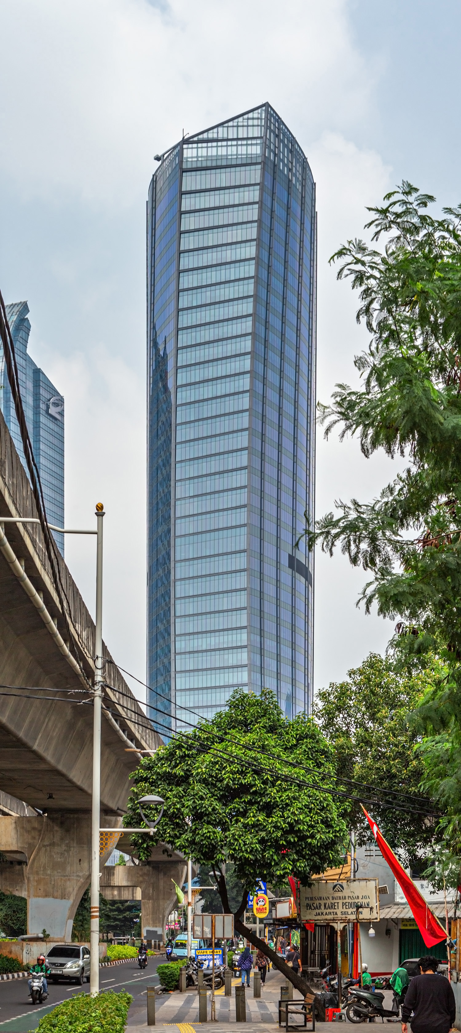 Chitaland Tower, Jakarta - View from the northwest. © Mathias Beinling