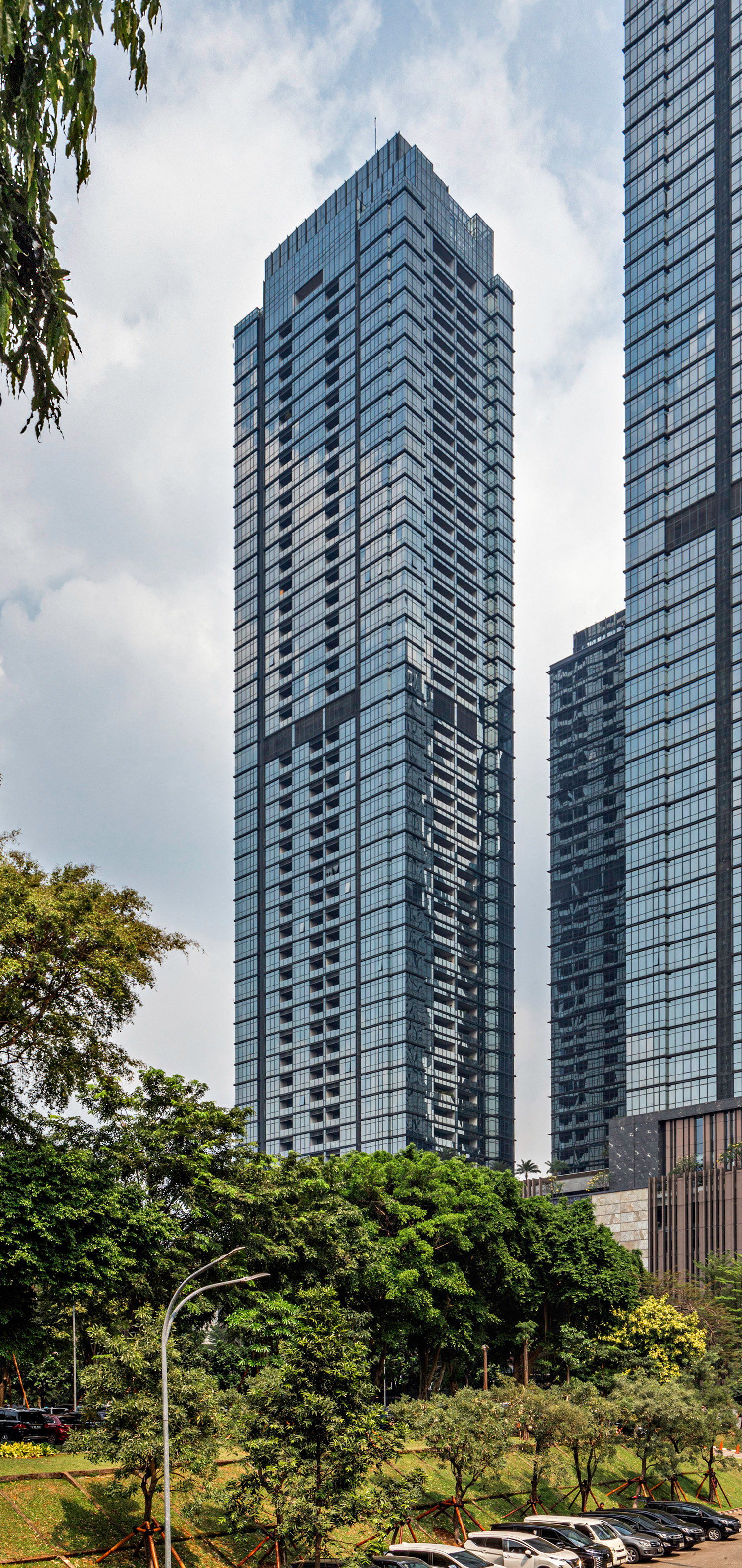 Eternity Apartment @ District 8, Jakarta - View from the northeast. © Mathias Beinling