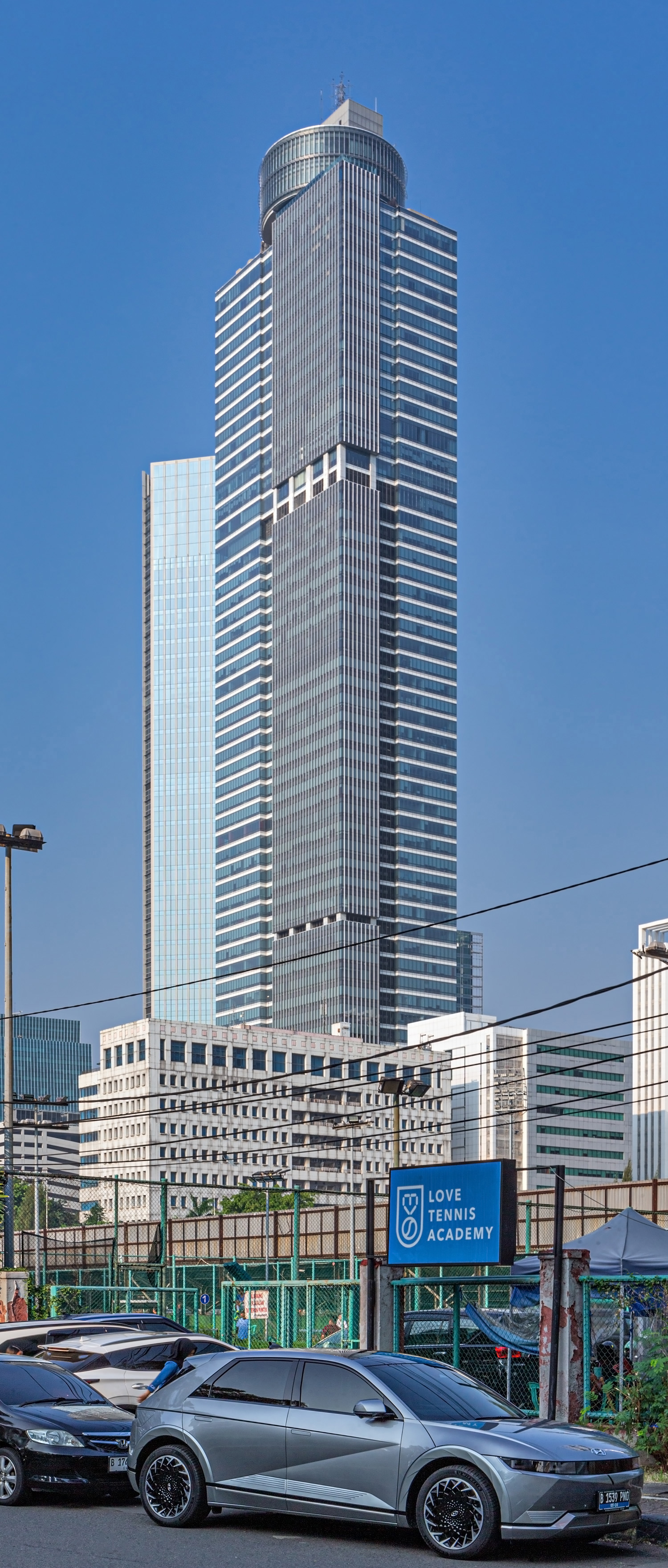 Gama Tower, Jakarta - View from the northwest. © Mathias Beinling