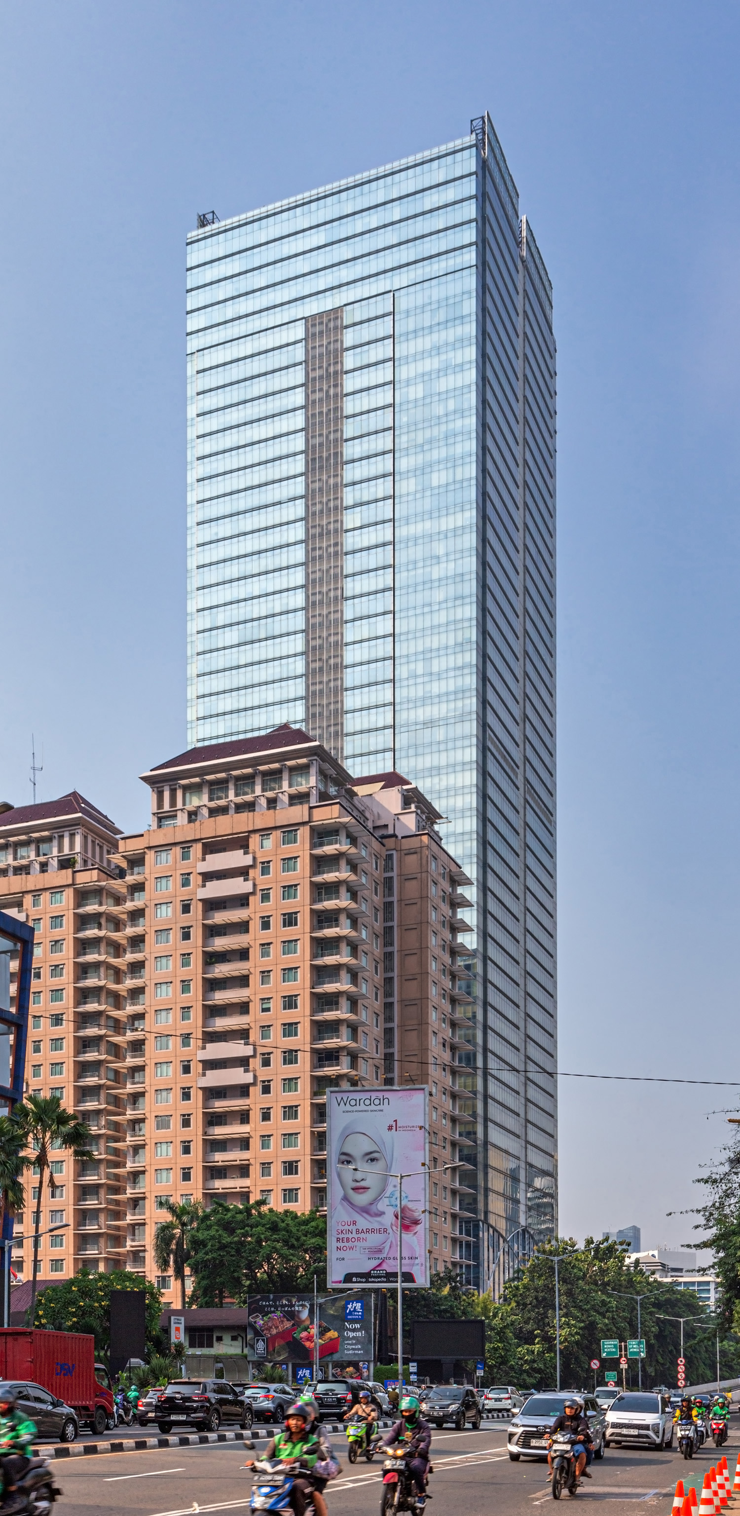 Sahid Sudirman Center, Jakarta - View from the north. © Mathias Beinling