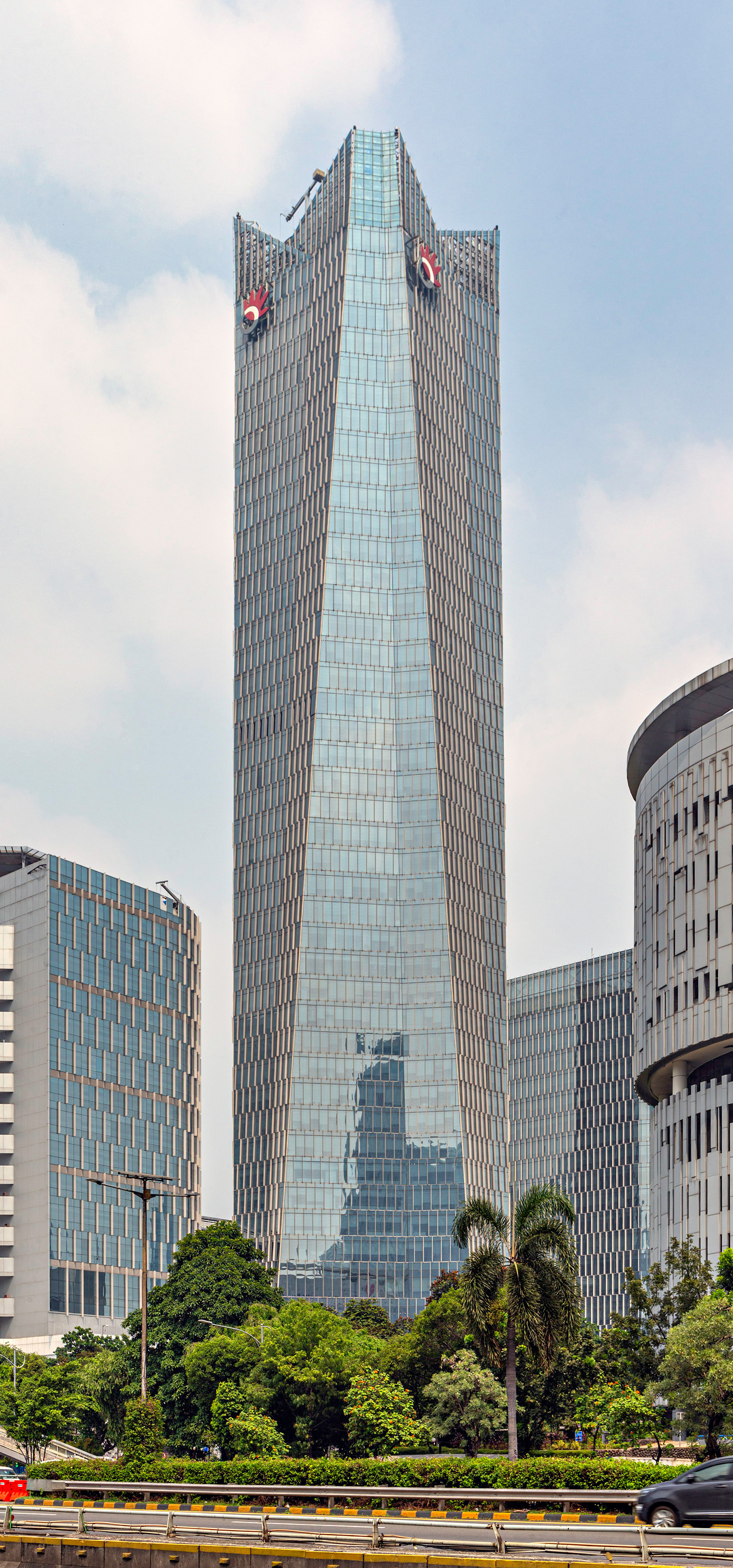 Telkom Landmark Tower 2, Jakarta - View from the north. © Mathias Beinling