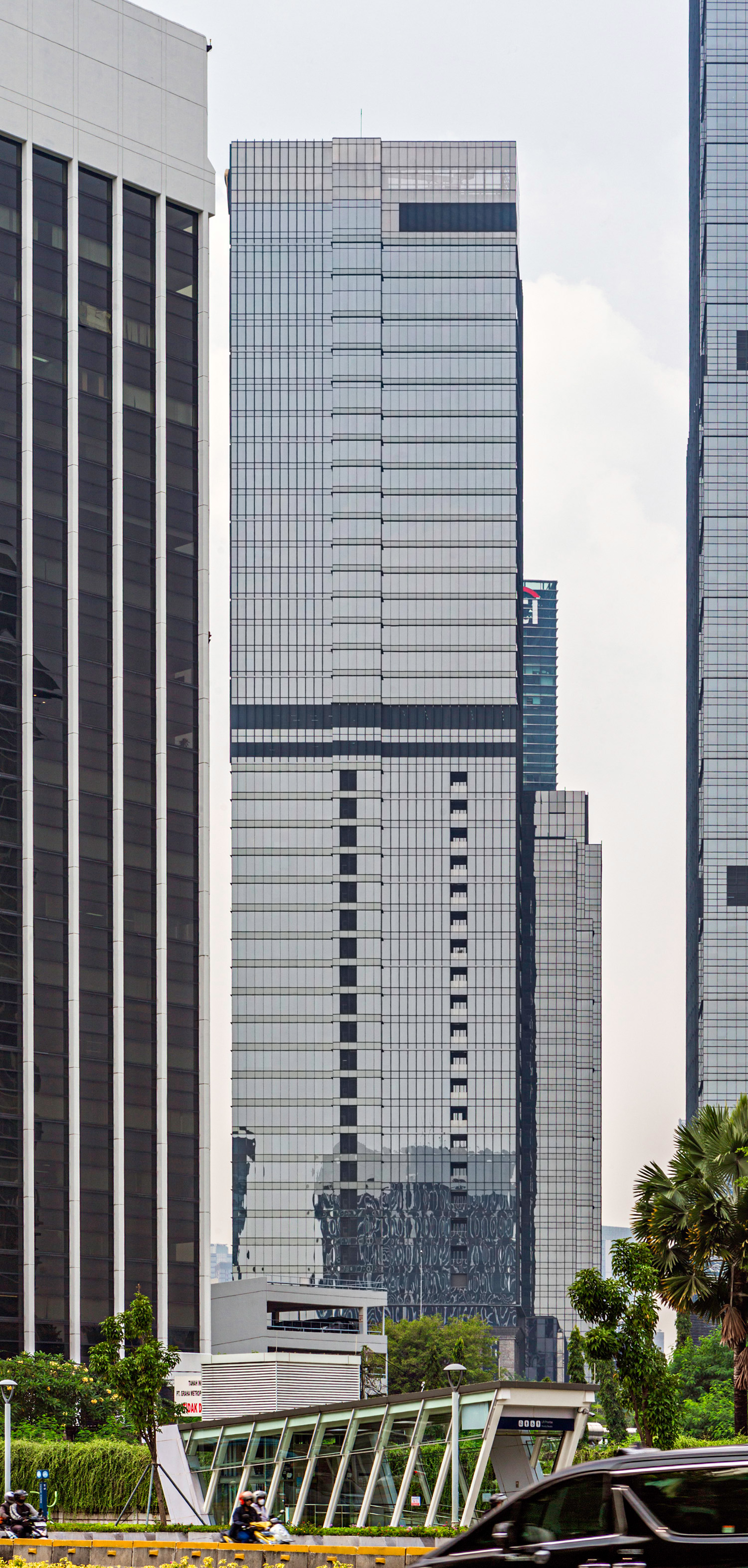 The Langham Jakarta, Jakarta - View from the west. © Mathias Beinling