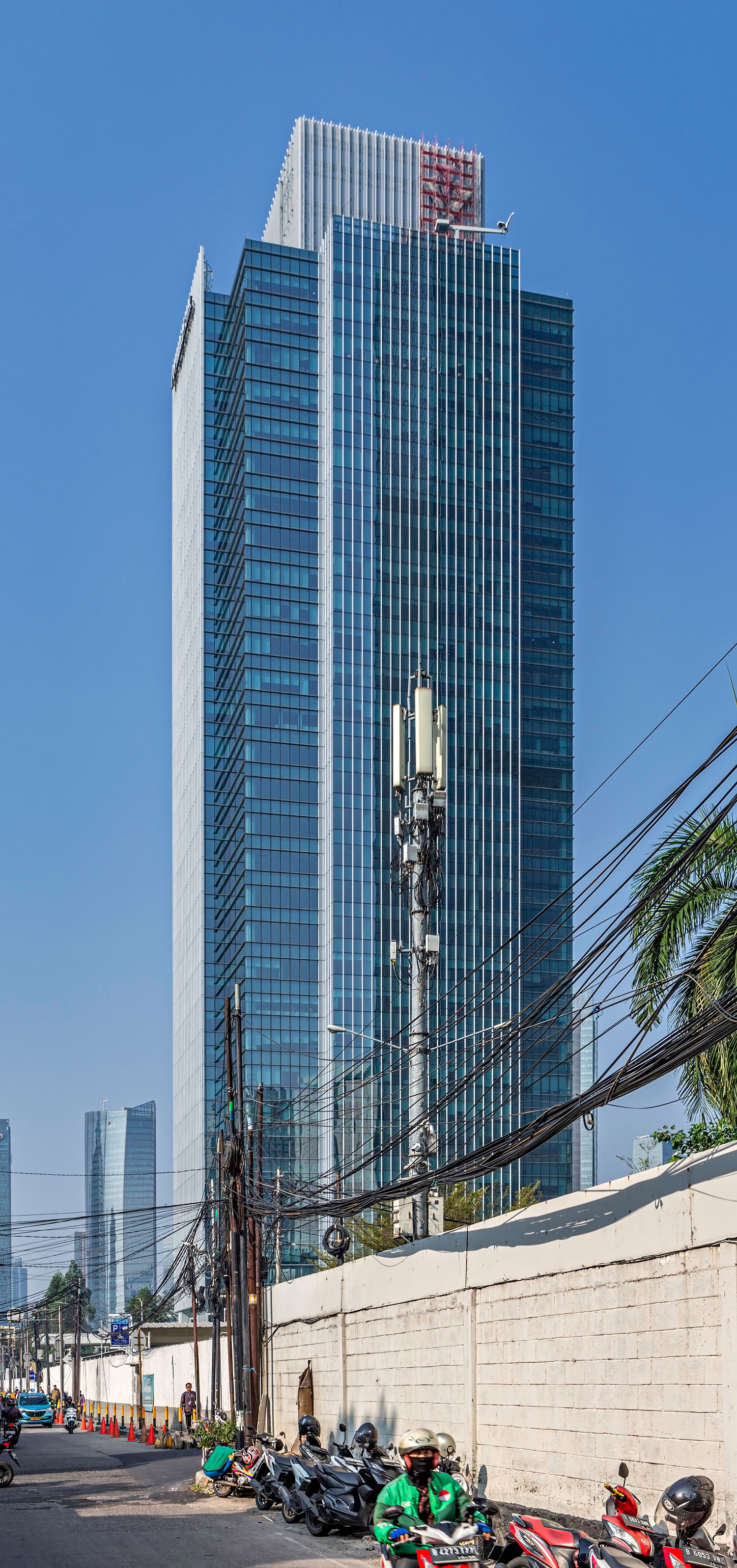 World Trade Center Tower 2, Jakarta - View from the north. © Mathias Beinling