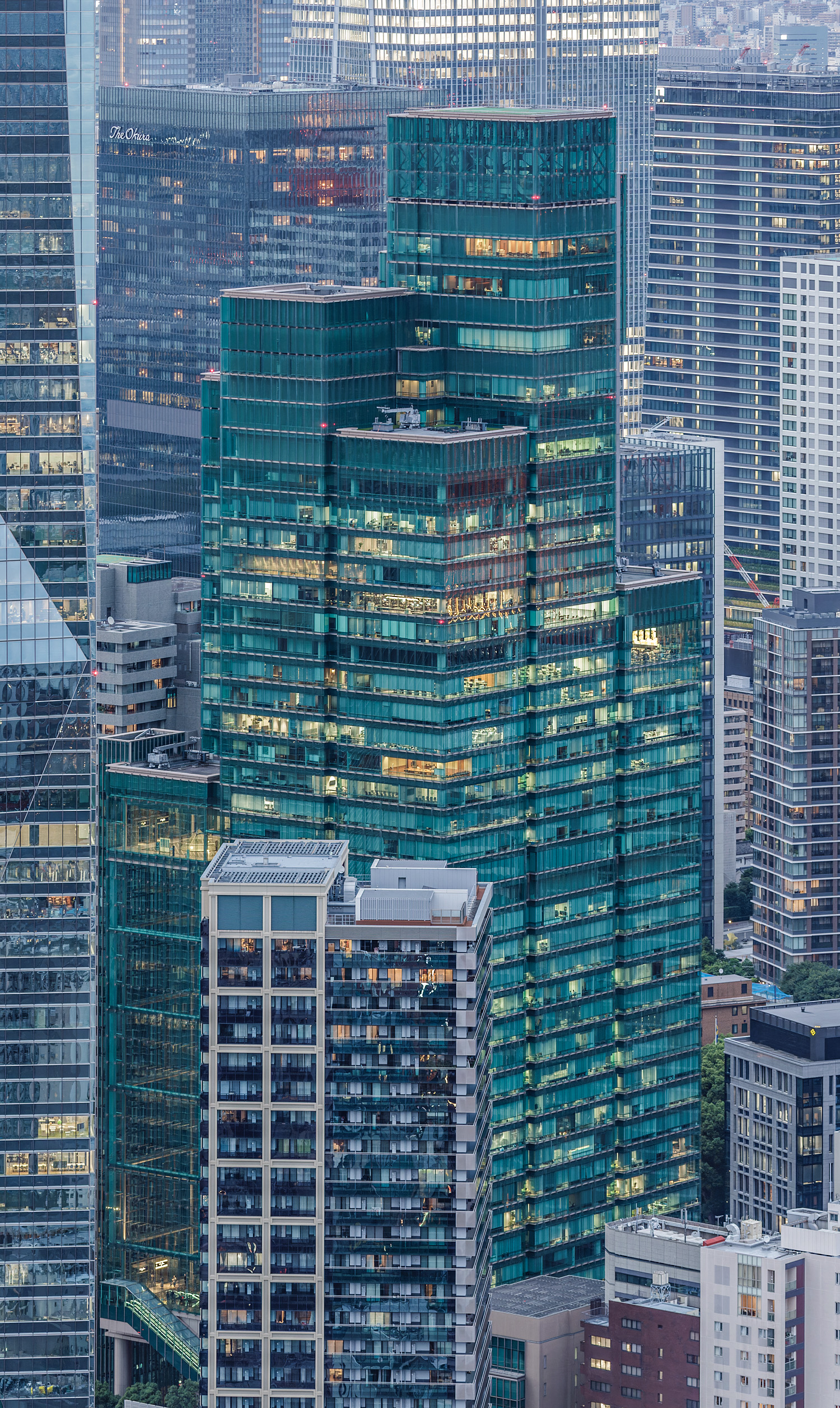 Izumi Garden Tower, Tokyo - View from Roppongi Hills Mori Tower. © Mathias Beinling