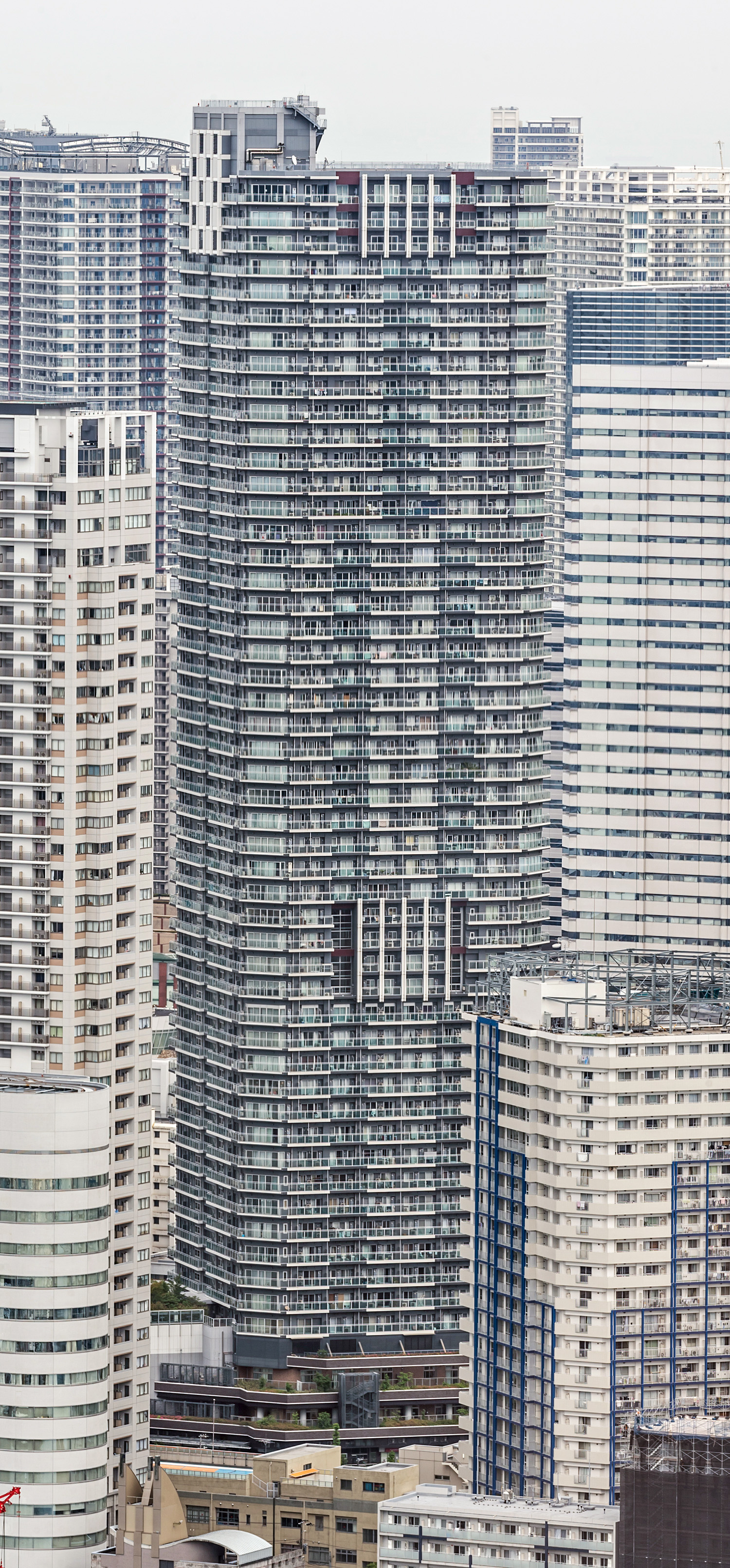 Kachidoki View Tower, Tokyo - View from Caretta Shiodome. © Mathias Beinling
