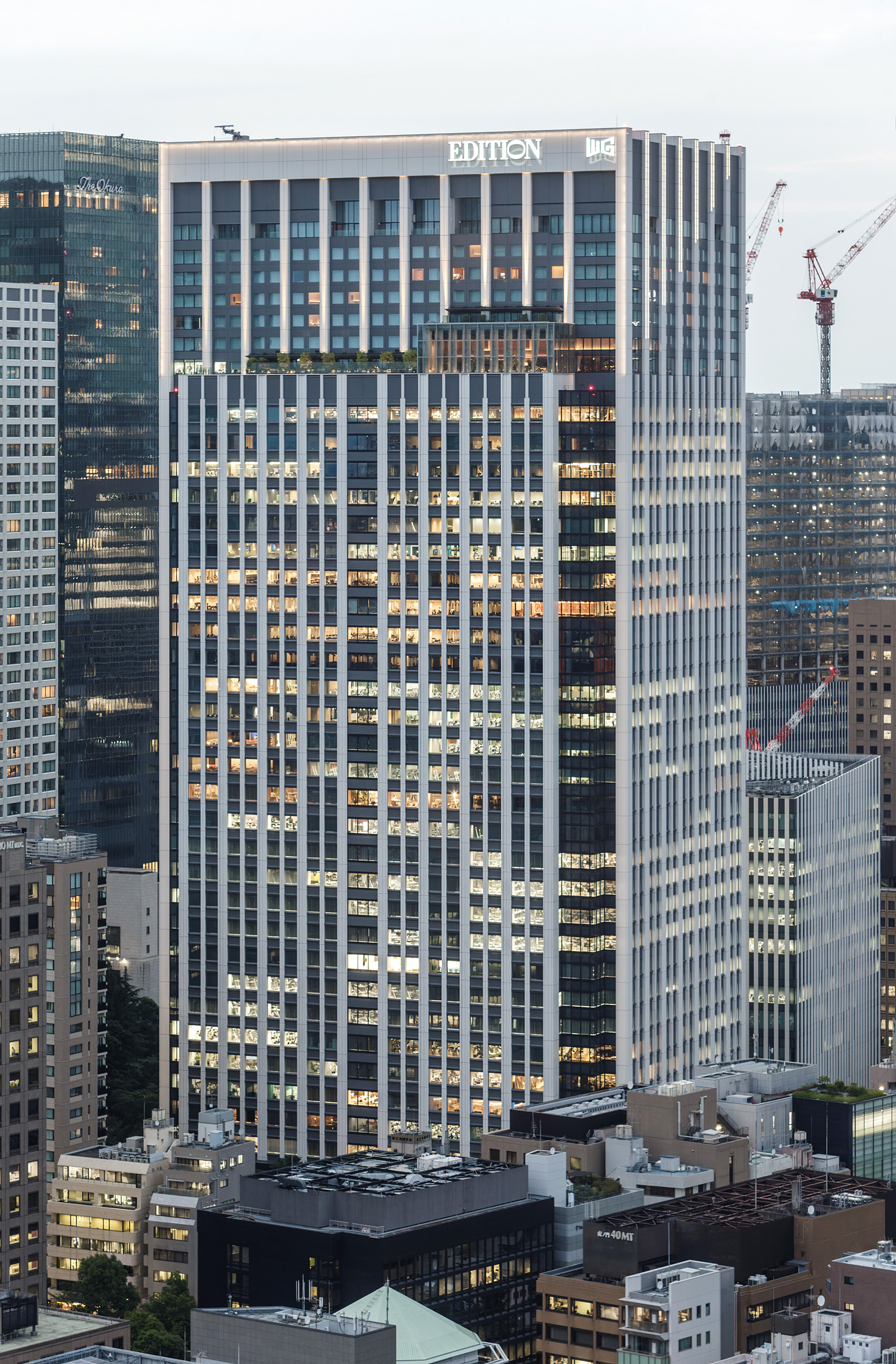 Kamiyacho Trust Tower, Tokyo - View from Tokyo Tower. © Mathias Beinling