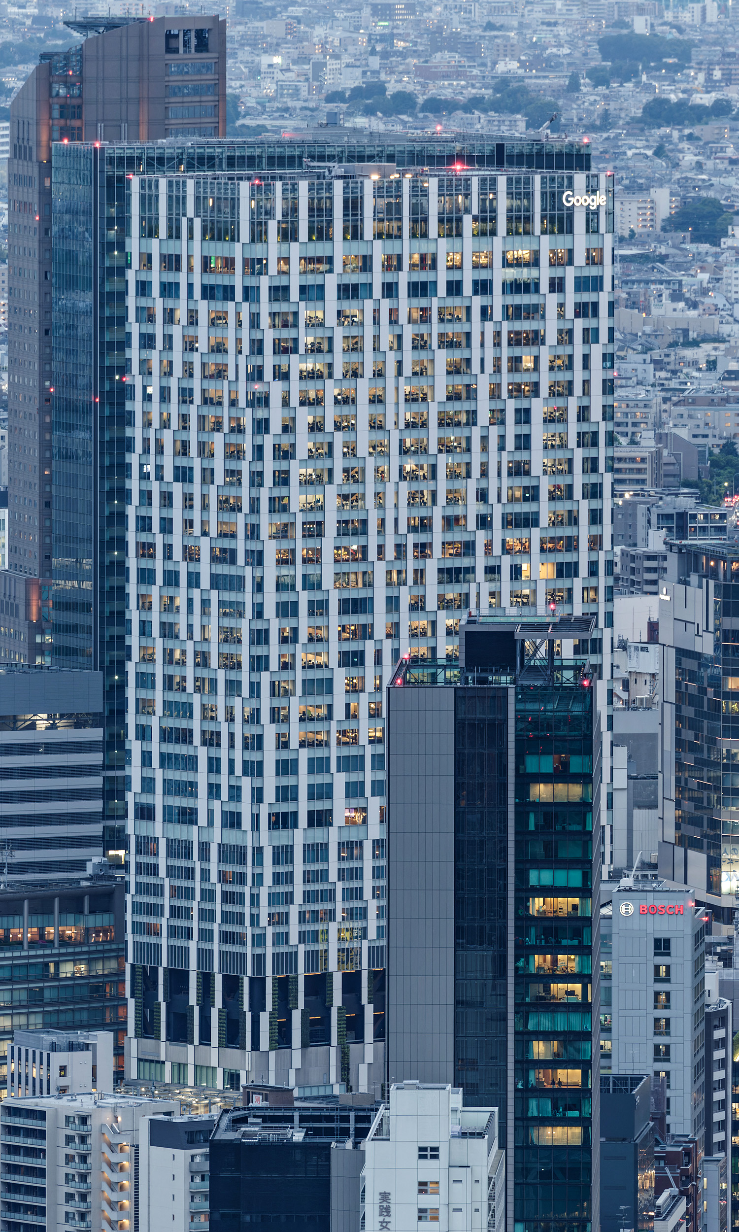 Shibuya Stream, Tokyo - View from Roppongi Hills Mori Tower. © Mathias Beinling