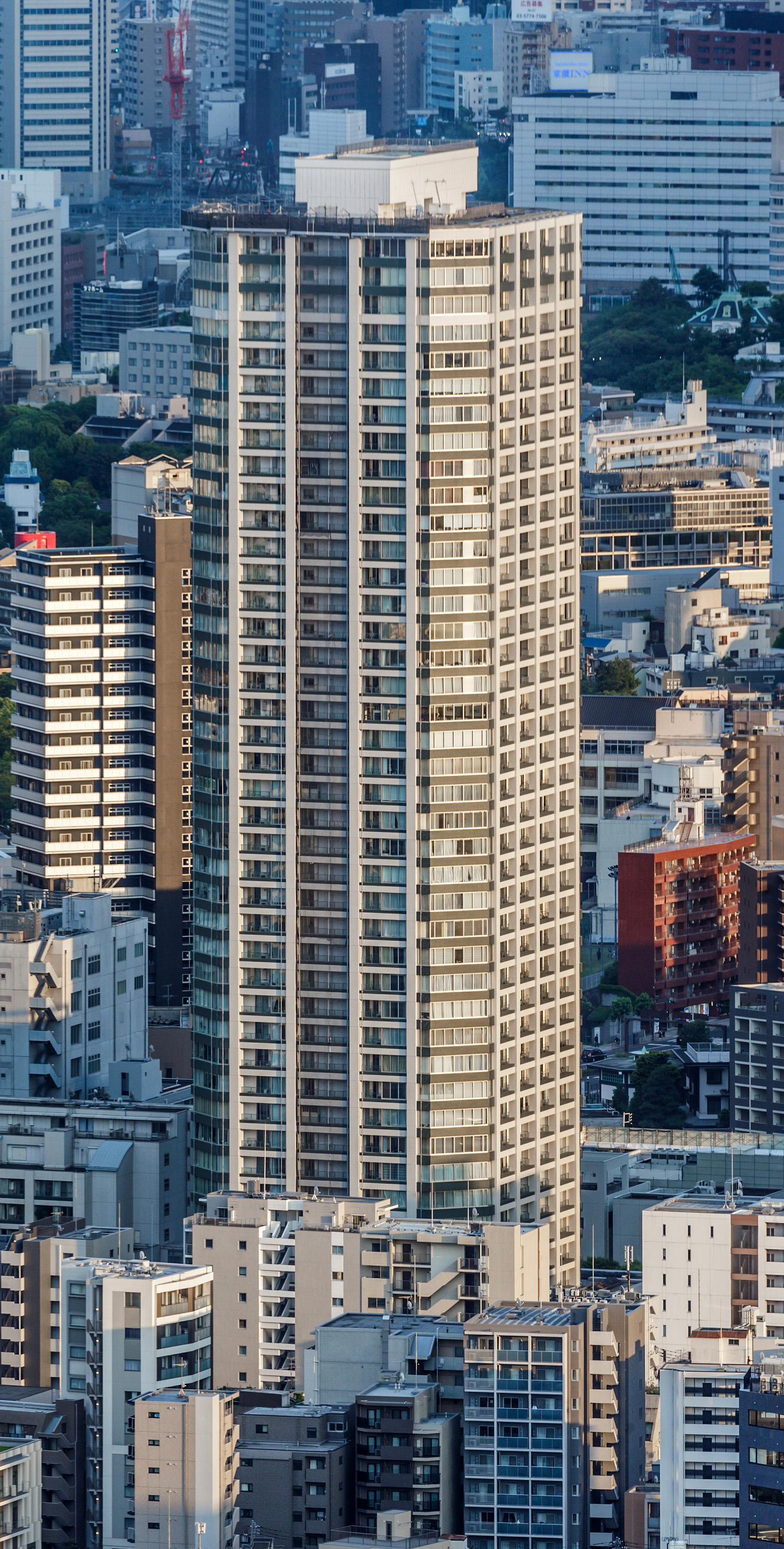Shirokane Tower, Tokyo - View from Tokyo Tower. © Mathias Beinling