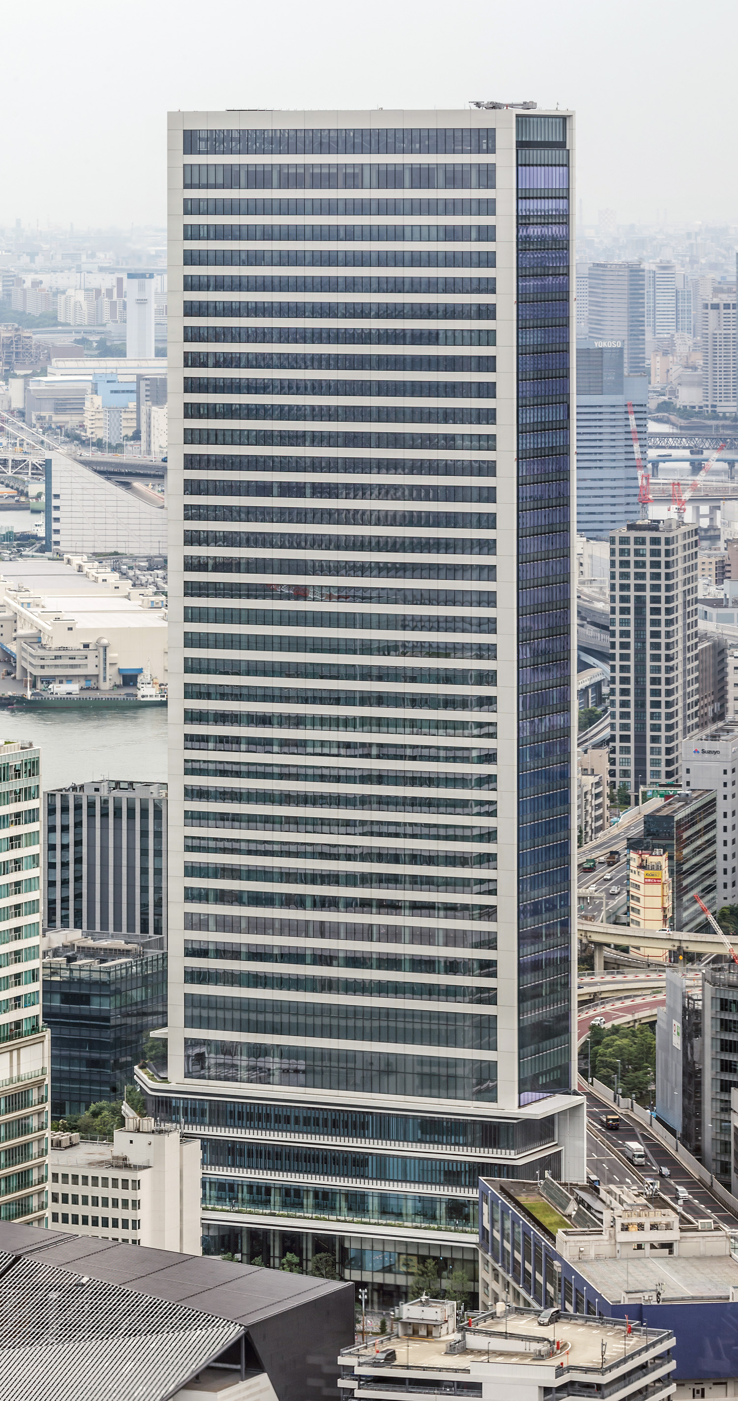 Takeshiba Urban Redevelopment Project District A, Tokyo - View from Caretta Shiodome. © Mathias Beinling