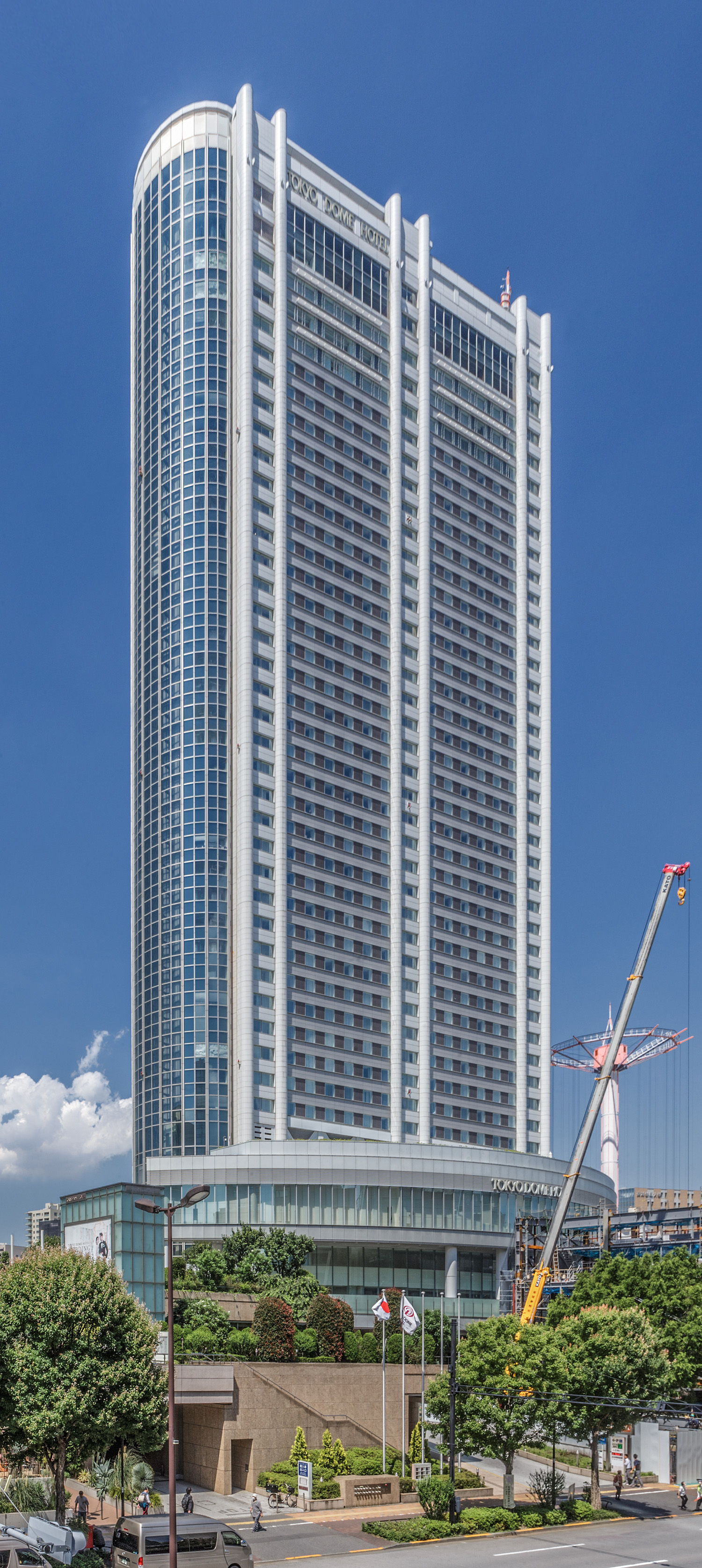 Tokyo Dome Hotel, Tokyo - View from the southwest. © Mathias Beinling