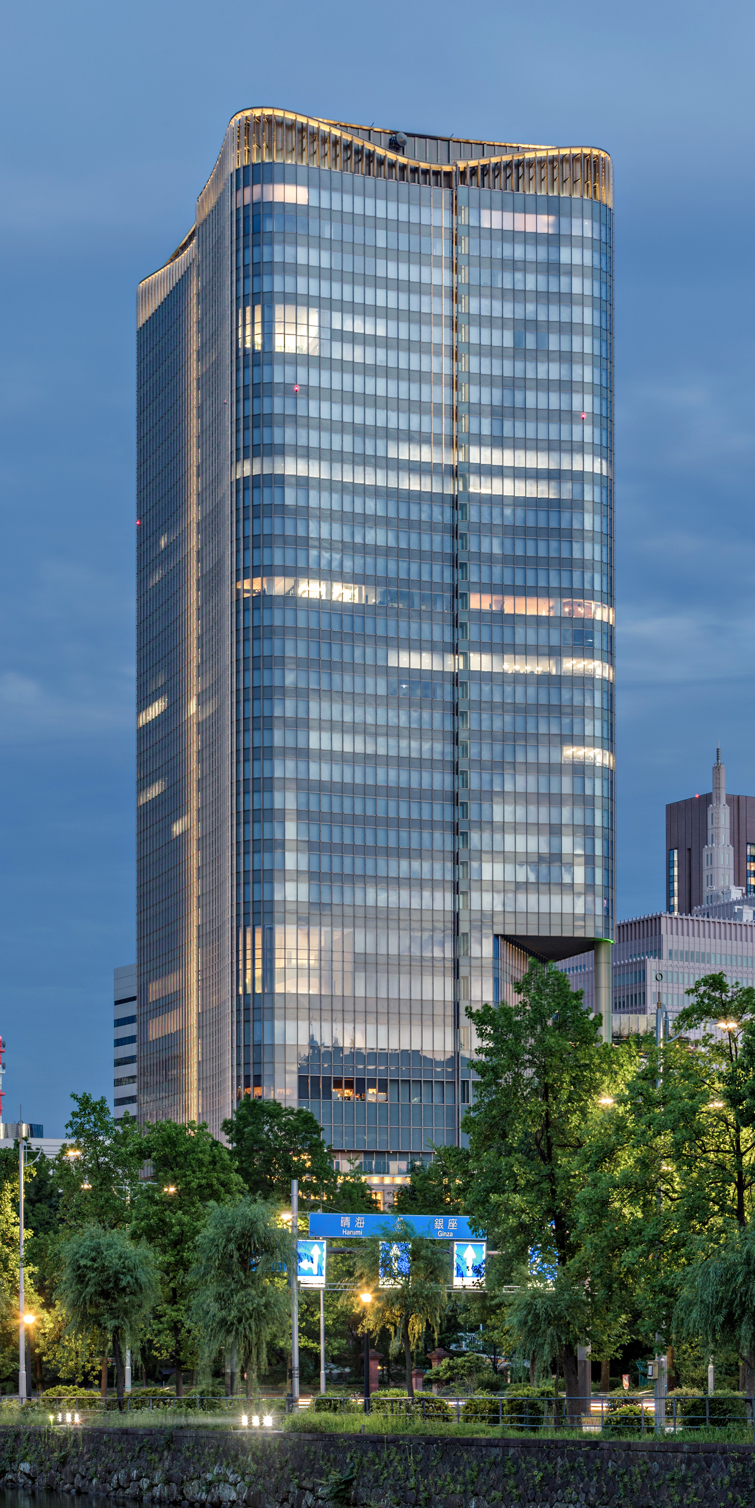 Tokyo Midtown Hibiya, Tokyo - View from the northwest. © Mathias Beinling