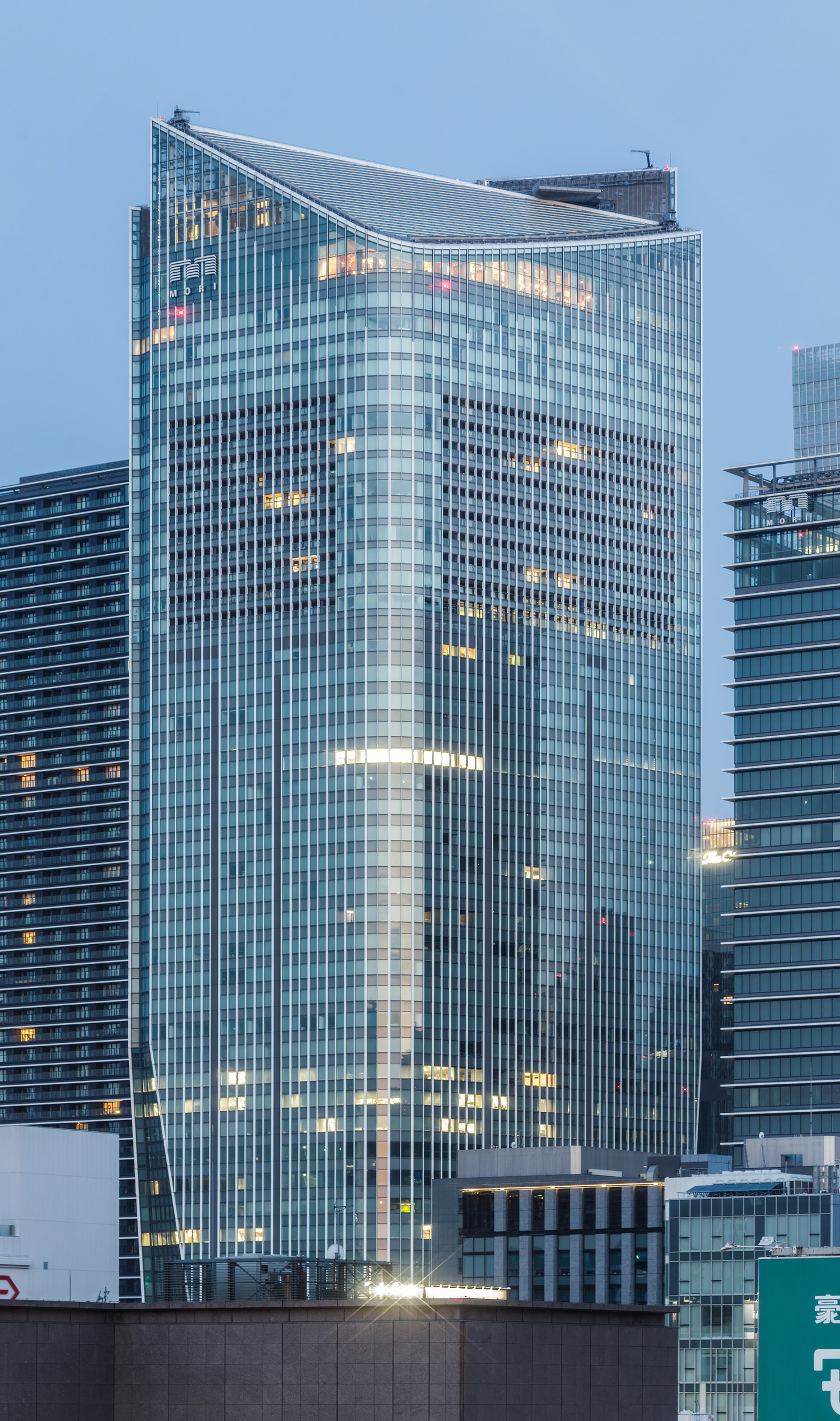 Toranomon Hills, Tokyo - View from Sotetsu Fresa Inn Shimbashi Hibiyaguchi. © Mathias Beinling
