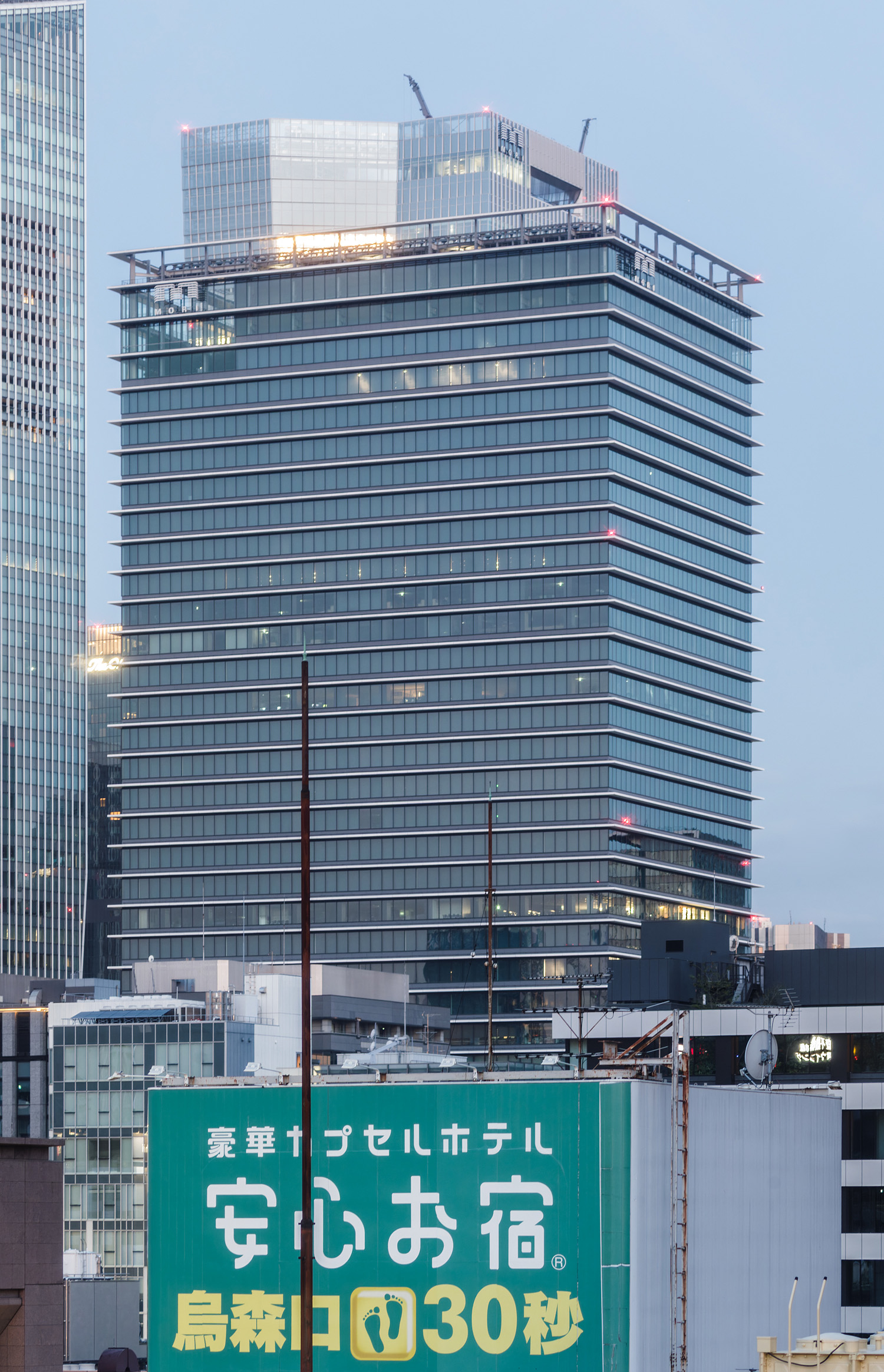 Toranomon Hills Business Tower, Tokyo - View from Sotetsu Fresa Inn Shimbashi Hibiyaguchi. © Mathias Beinling