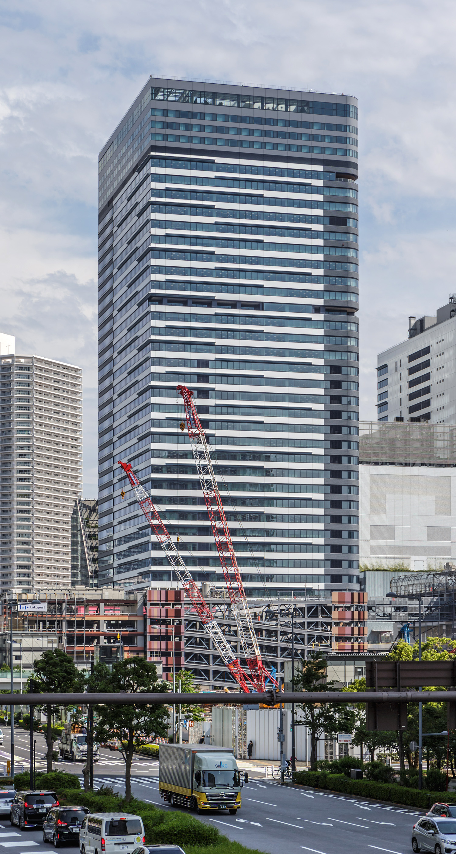 Toyosu Bayside Cross, Tokyo - View from the northwest. © Mathias Beinling