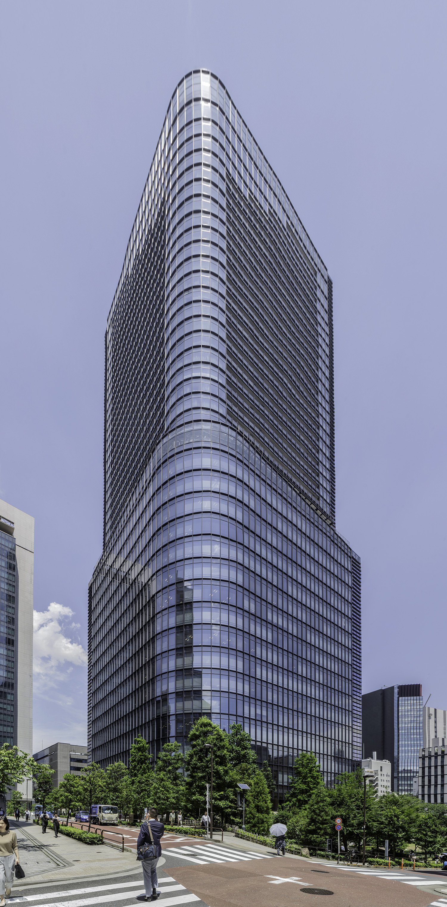 Waterras Tower, Tokyo - Vertical panorama. © Mathias Beinling