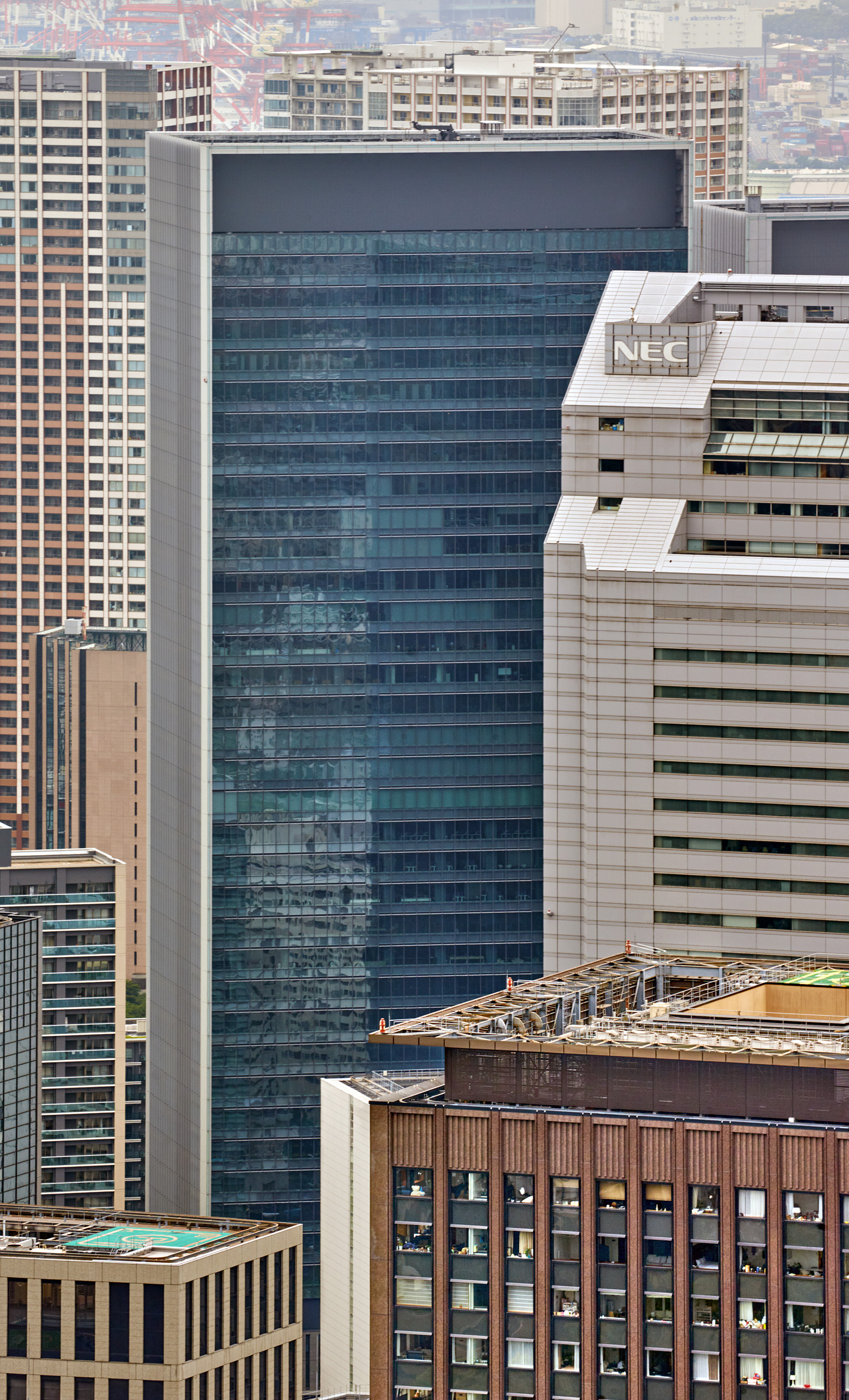 msb Tamachi Tamachi Station Tower N, Tokyo - View from Tokyo Tower. © Mathias Beinling