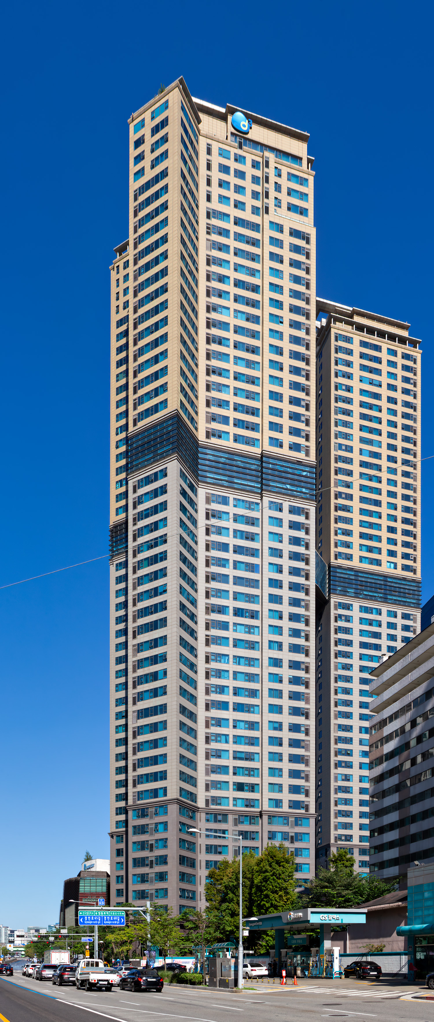 Daesung D3-City Residential Tower 1, Seoul - View from the west. © Mathias Beinling