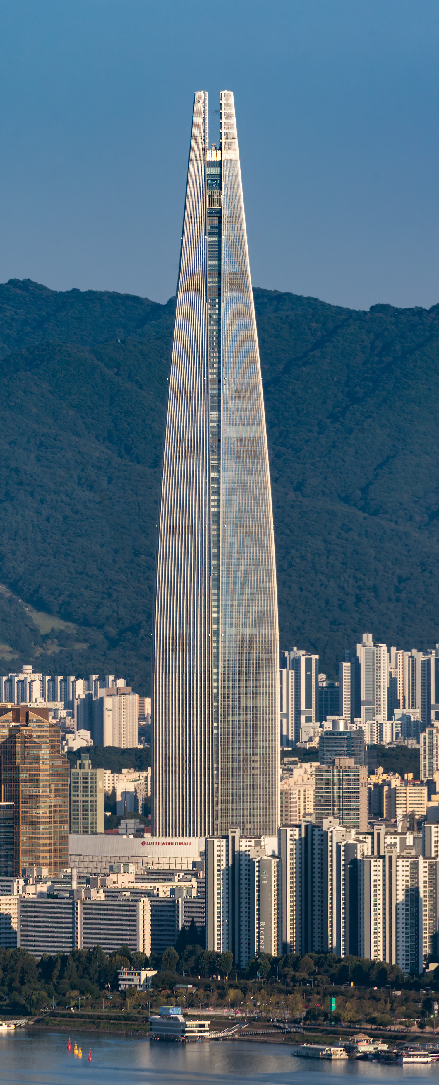 Lotte World Tower - View from Seoul Tower