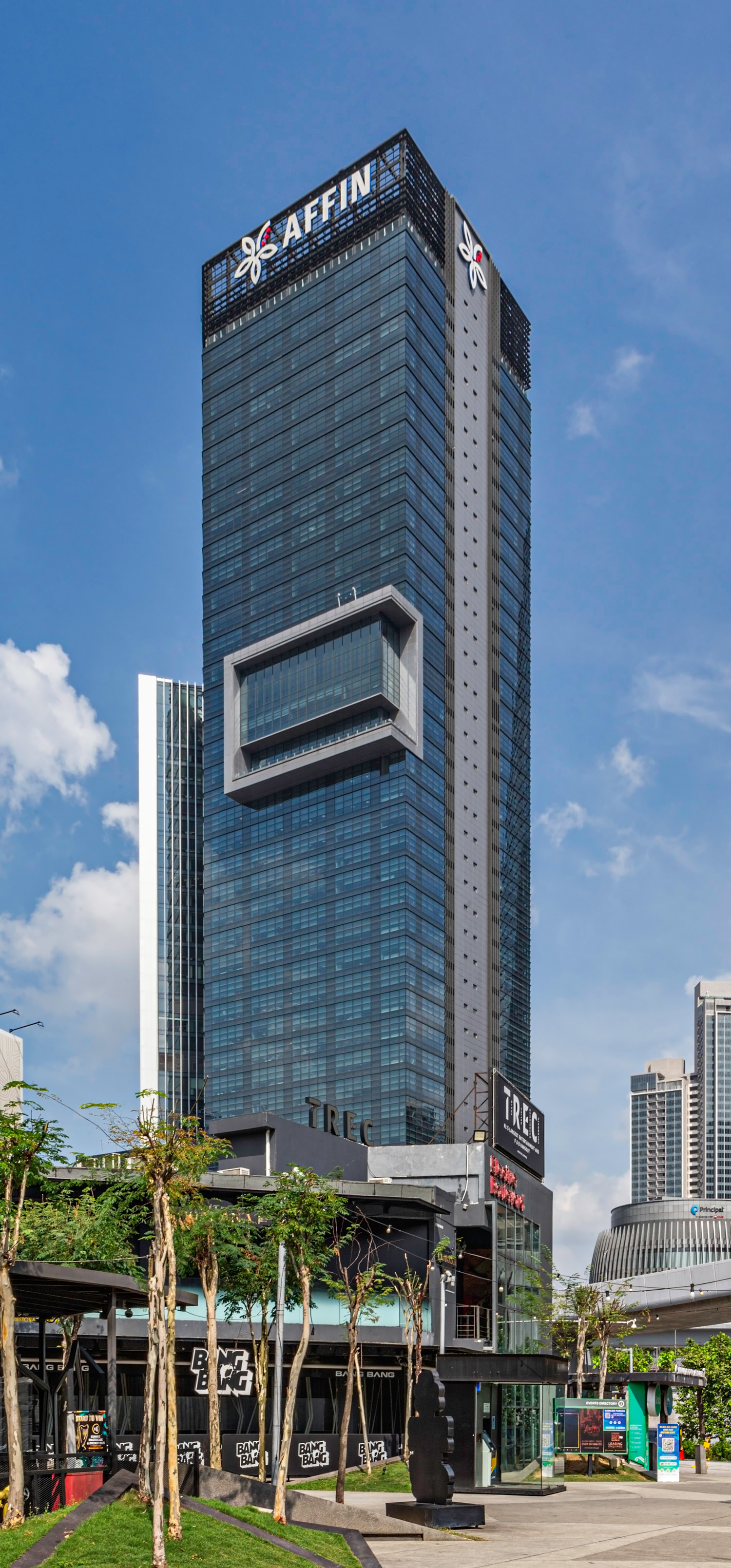 Affin Bank TRX - View from Electric Boulevard