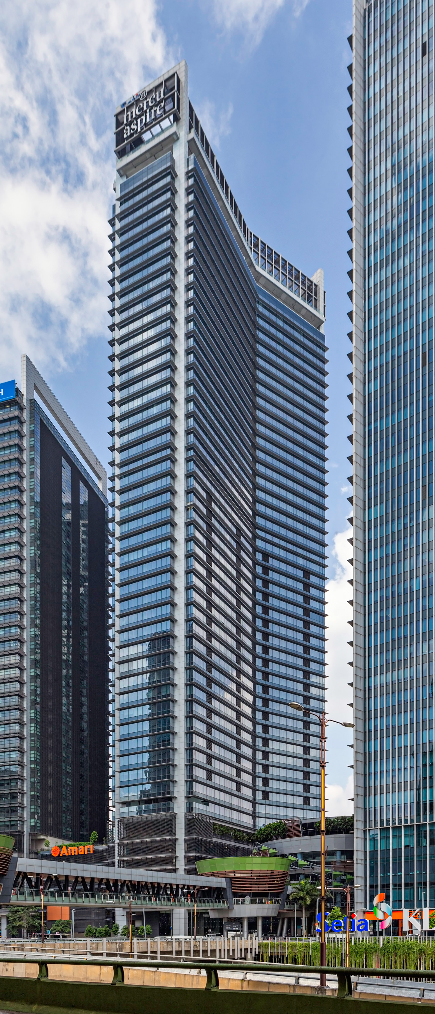 Aspire Tower at KL Eco City - View from the northeast