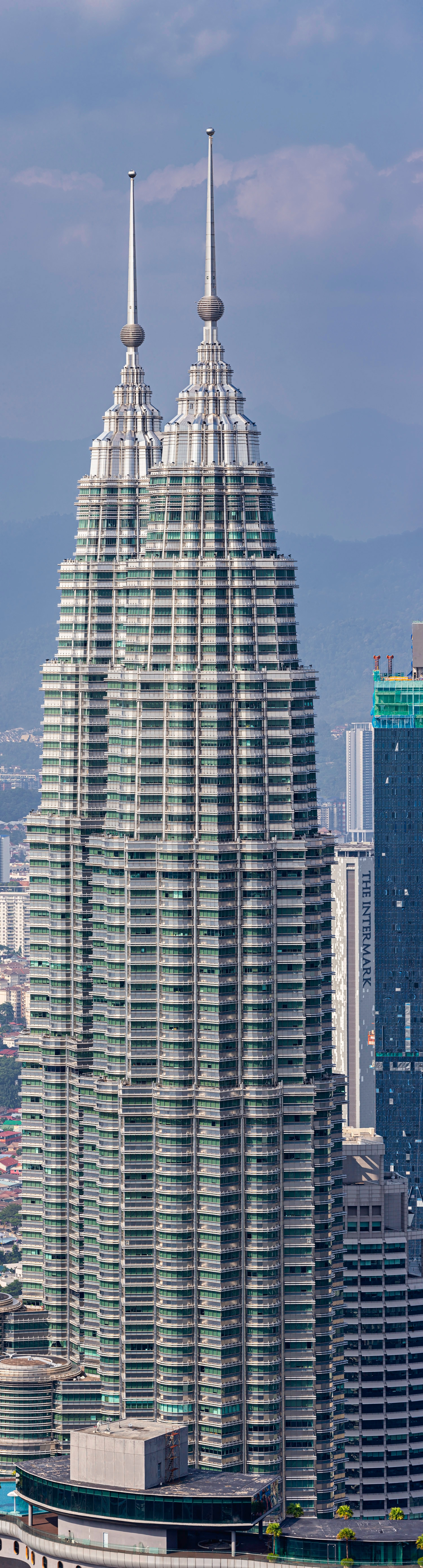 Petronas Twin Tower 1 - View from KL Tower