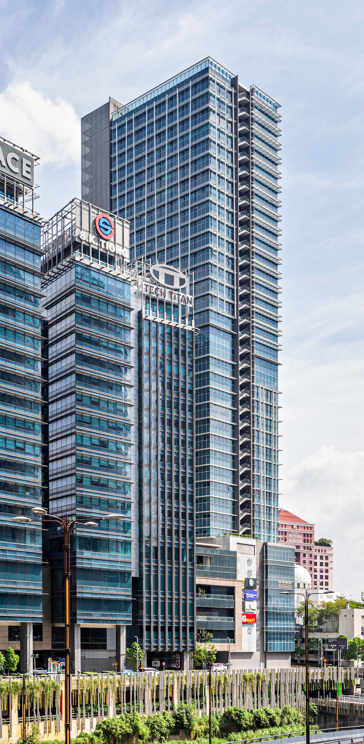 Strata Offices at KL Eco City - View from the south