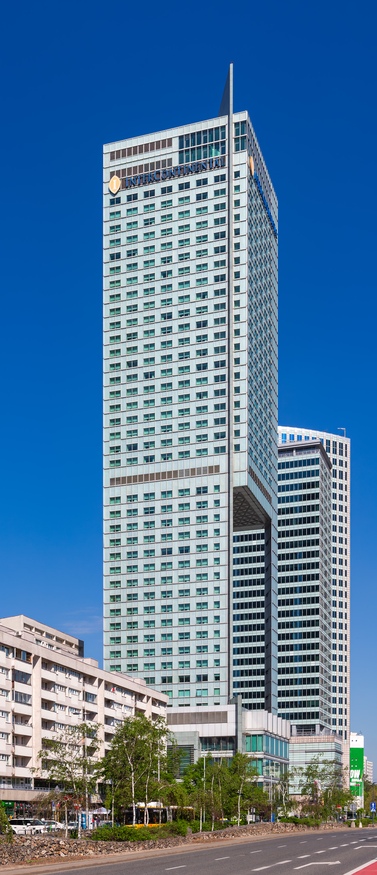 InterContinental Warszawa, Warsaw - View from the south. © Mathias Beinling