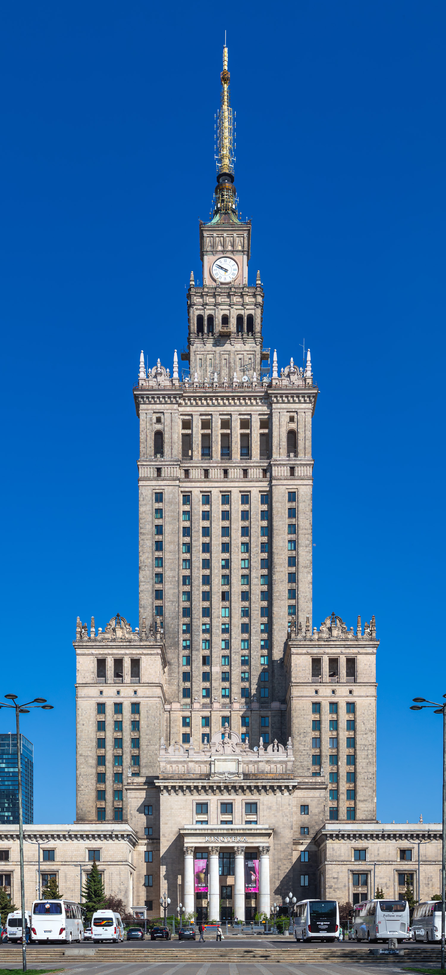 Palace of Culture and Science, Warsaw - View from the south. © Mathias Beinling