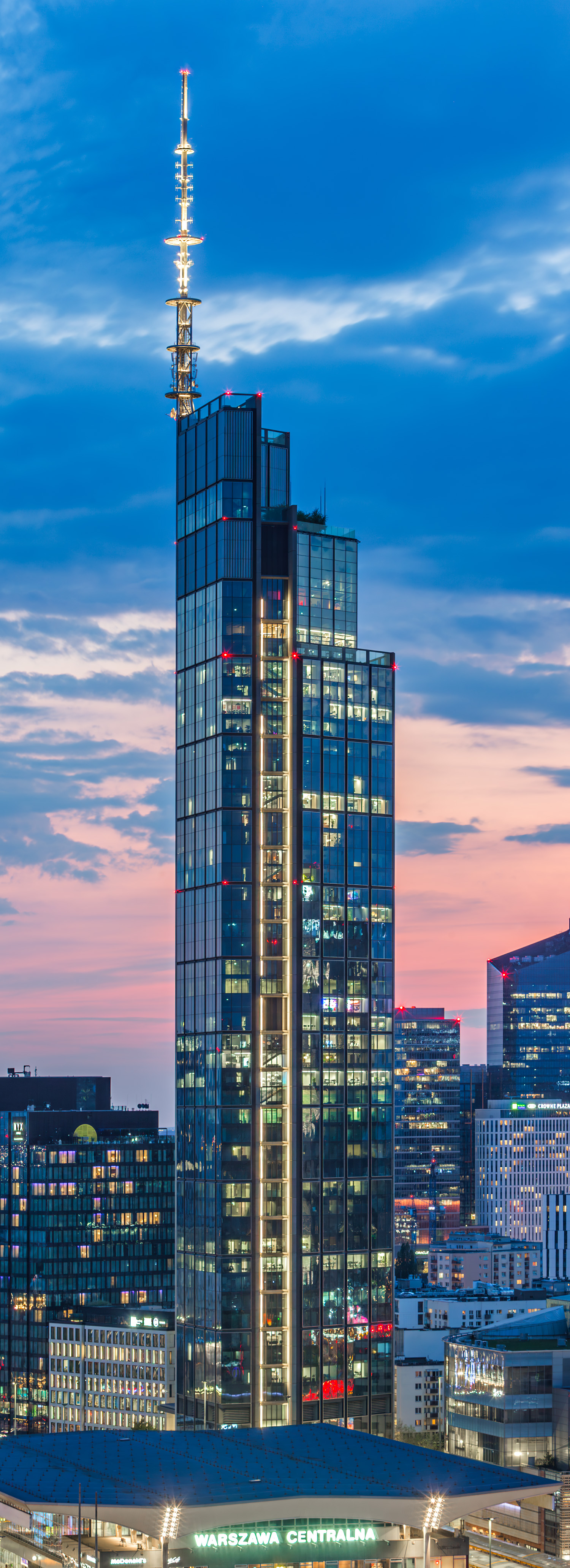Varso Tower, Warsaw - View from Novotel. © Mathias Beinling