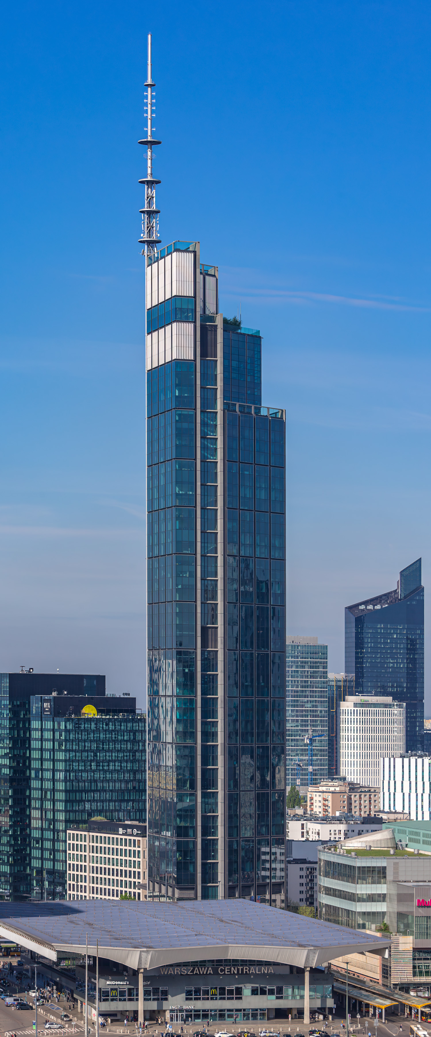 Varso Tower, Warsaw - View from Novotel. © Mathias Beinling
