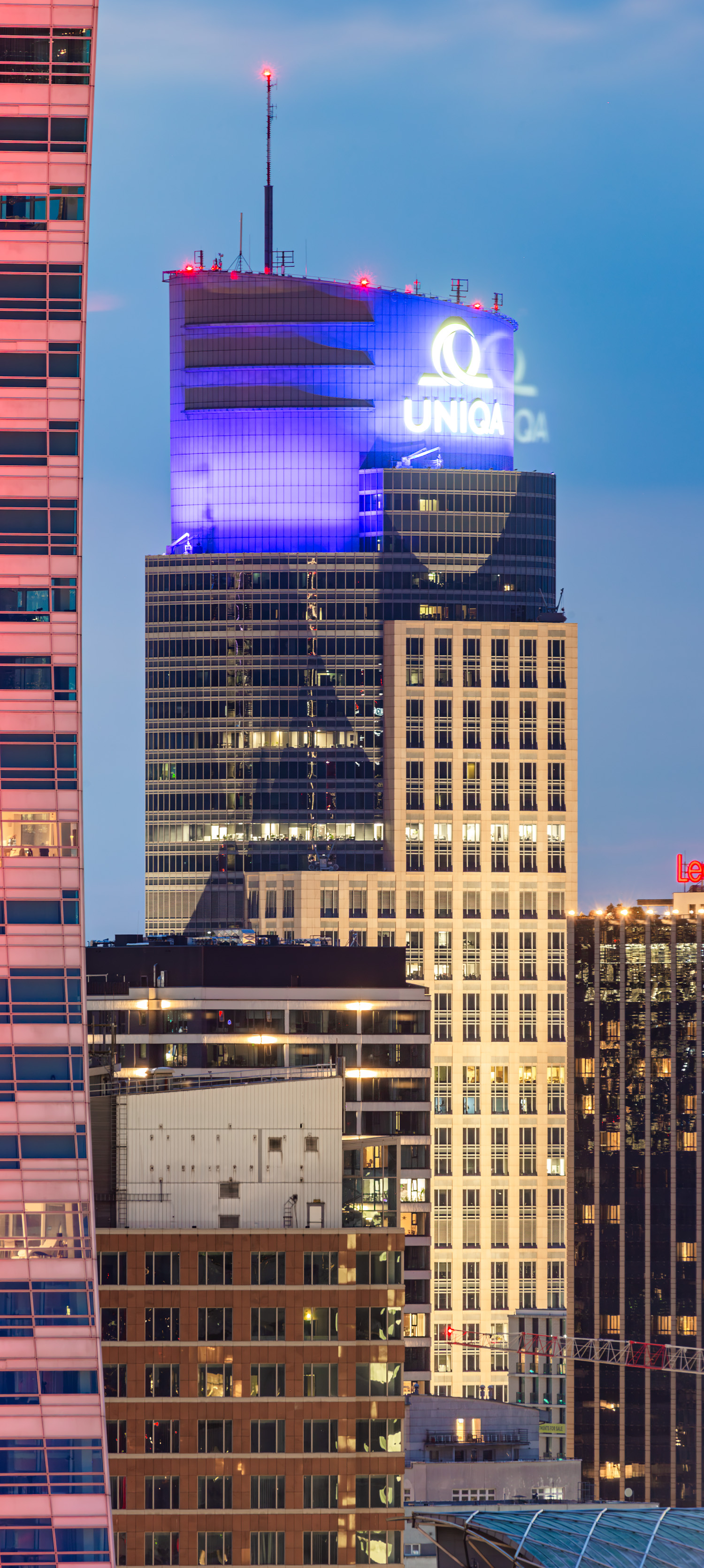 Warsaw Trade Tower, Warsaw - View from Novotel. © Mathias Beinling
