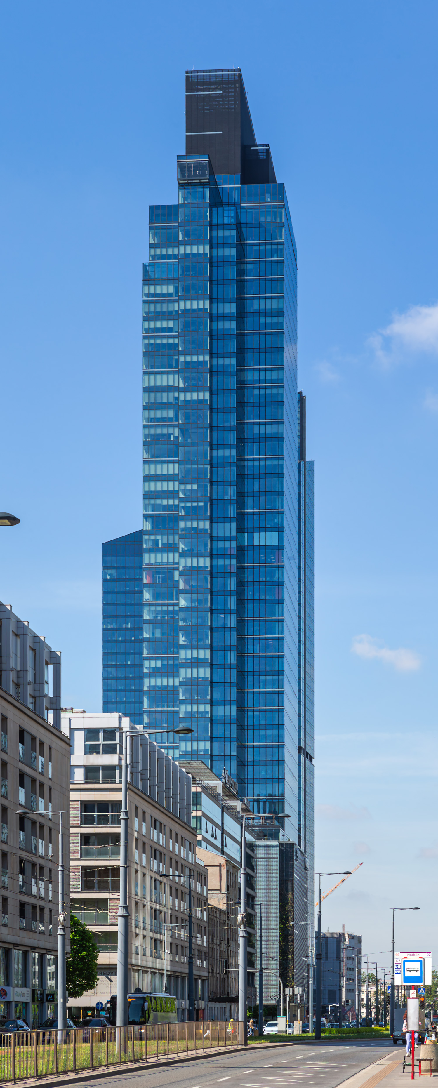 Warsaw Unit, Warsaw - View from the east. © Mathias Beinling
