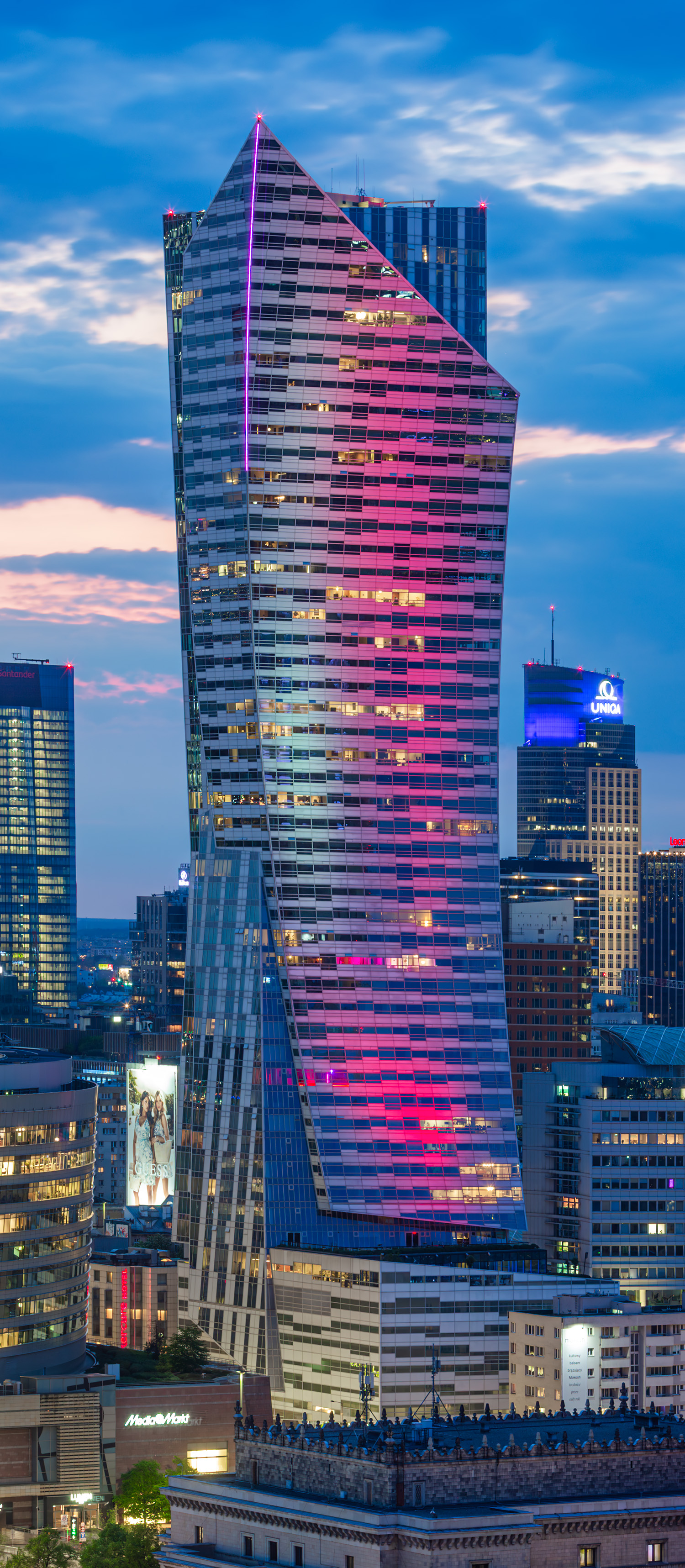 Zlota 44, Warsaw - View from Novotel. © Mathias Beinling