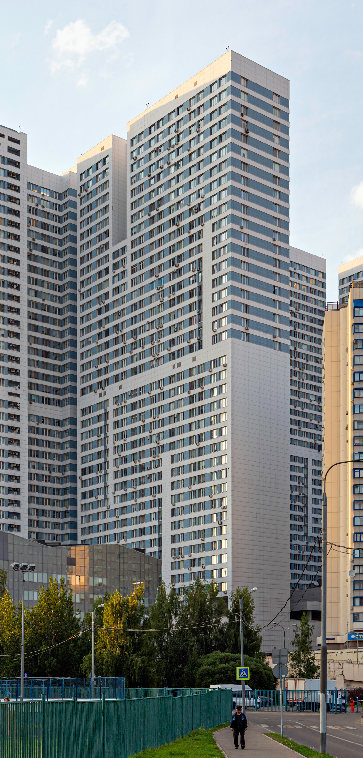 Avenue 77 Block 3, Moscow - View from the southwest. © Mathias Beinling