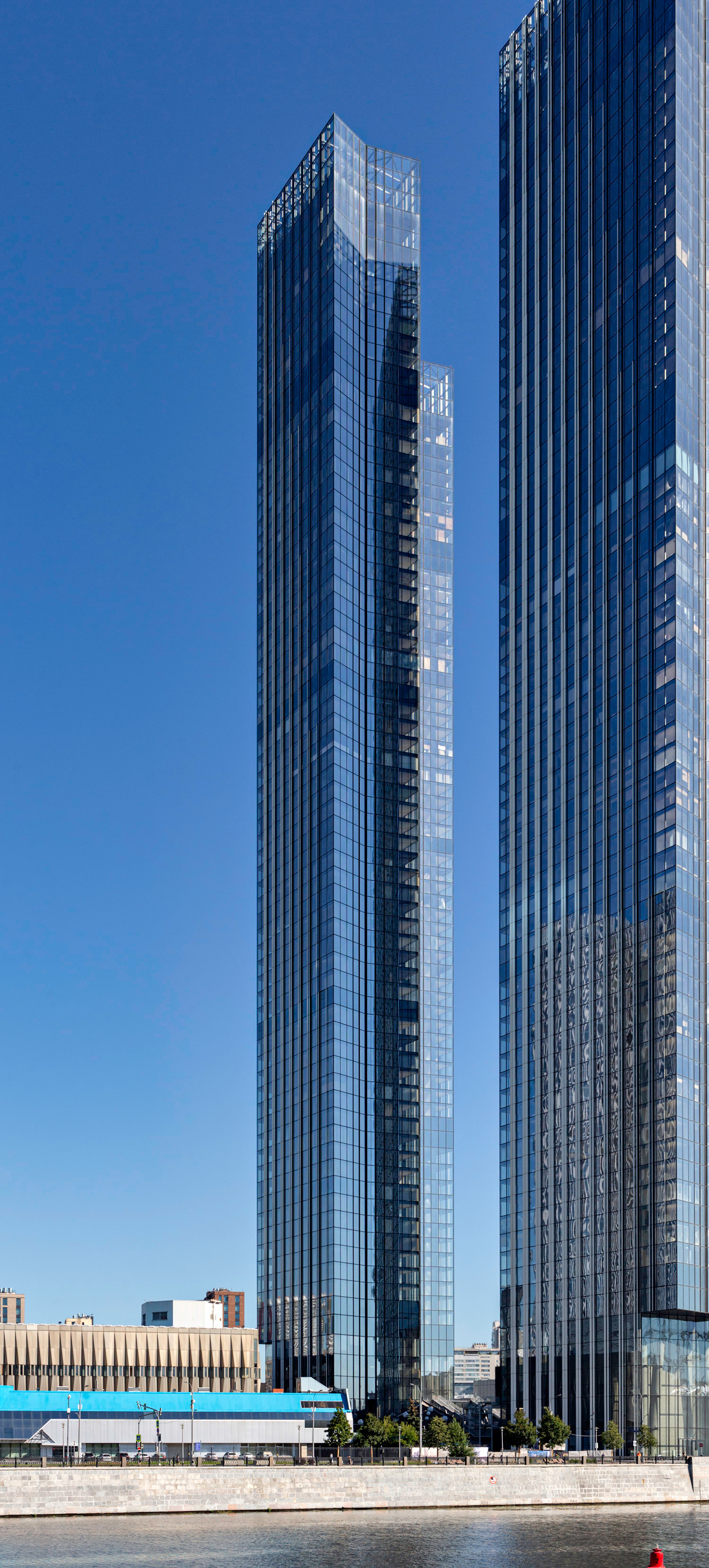 Capital Tower 2, Moscow - View across the Moskwa. © Mathias Beinling